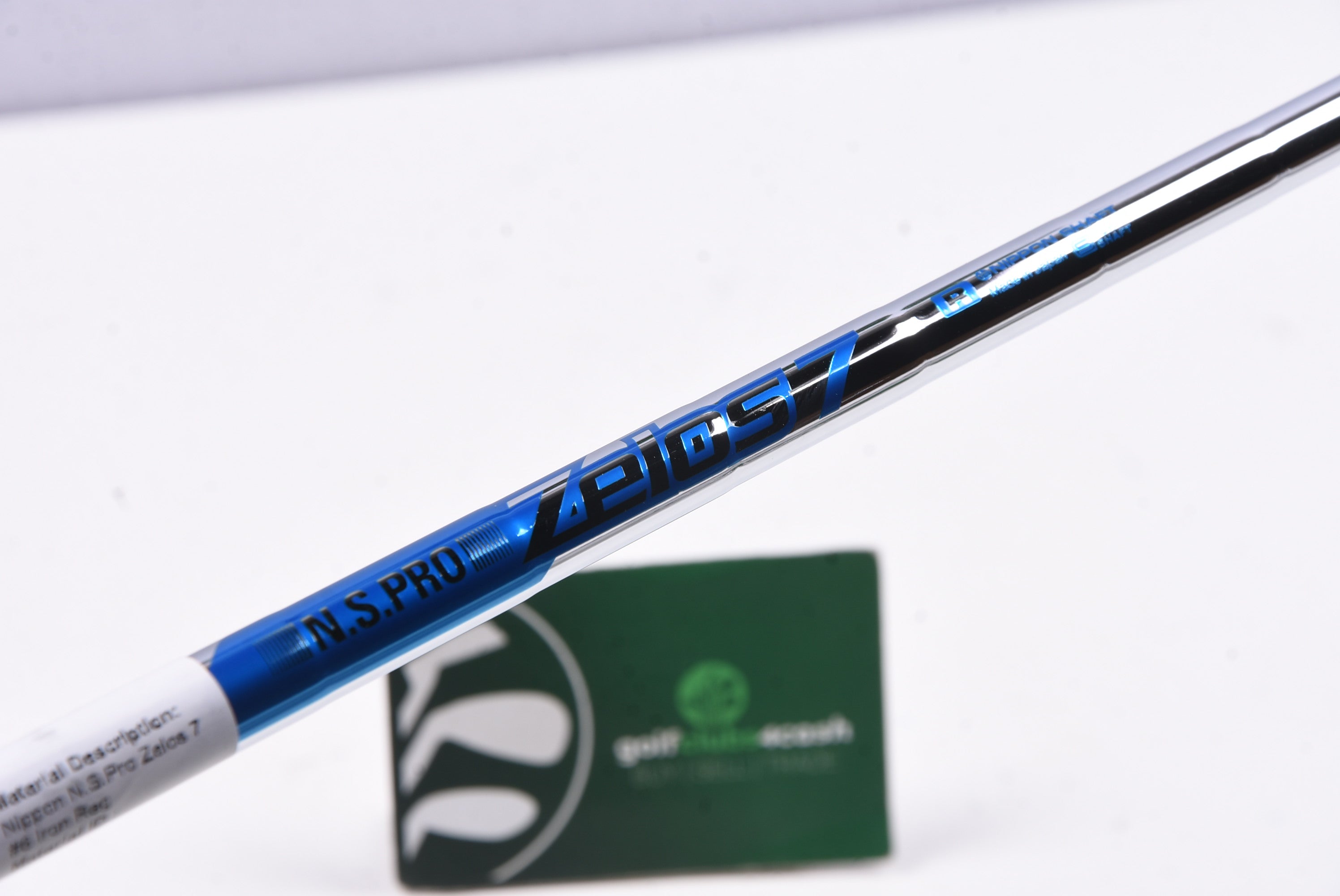 Nippon N.S.PRO Zelos 7 #6 Iron Shaft / Regular Flex / 0.355&quot; Tip / Uncut