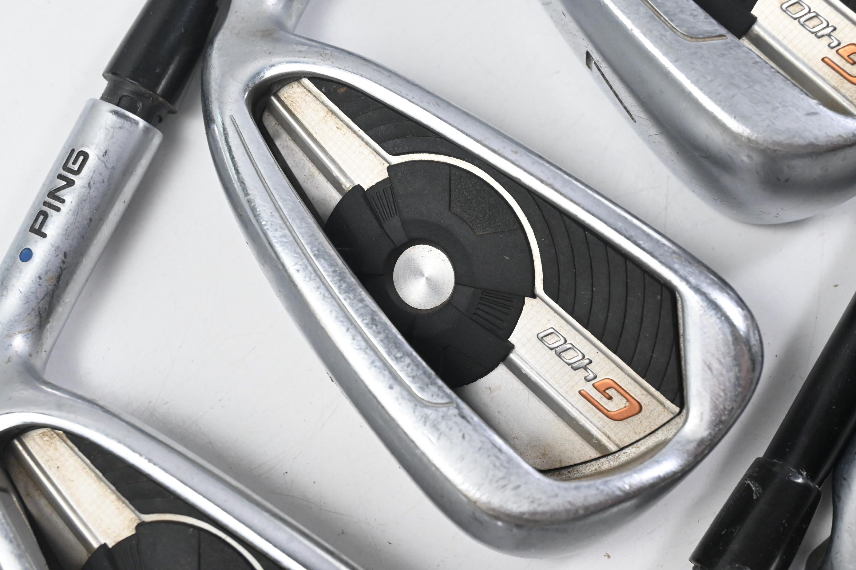 Ping G400 Irons / 5-PW+GW+SW / Blue Dot / Regular Flex Ping Alta CB AWT