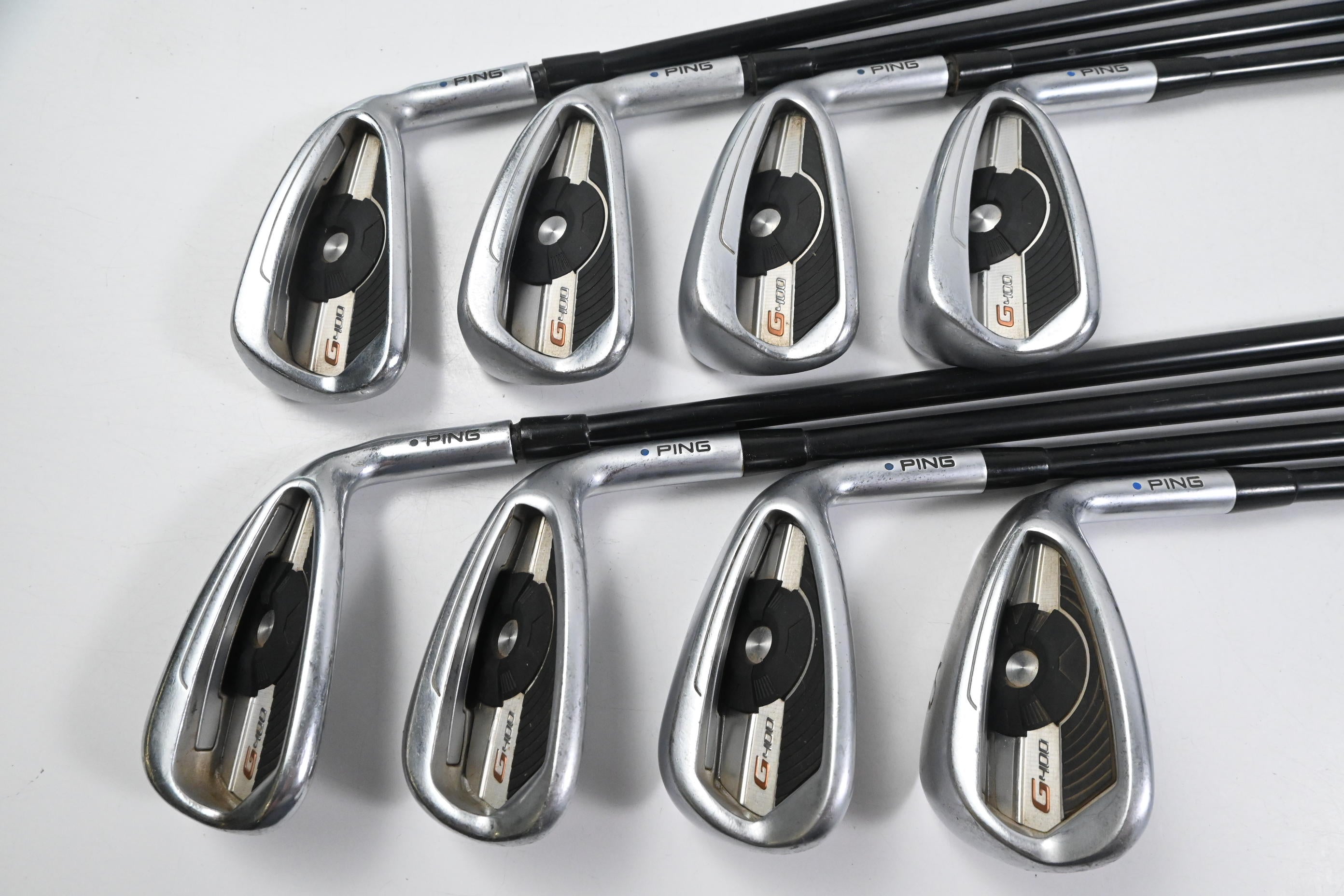 Ping G400 Irons / 5-PW+GW+SW / Blue Dot / Regular Flex Ping Alta CB AWT