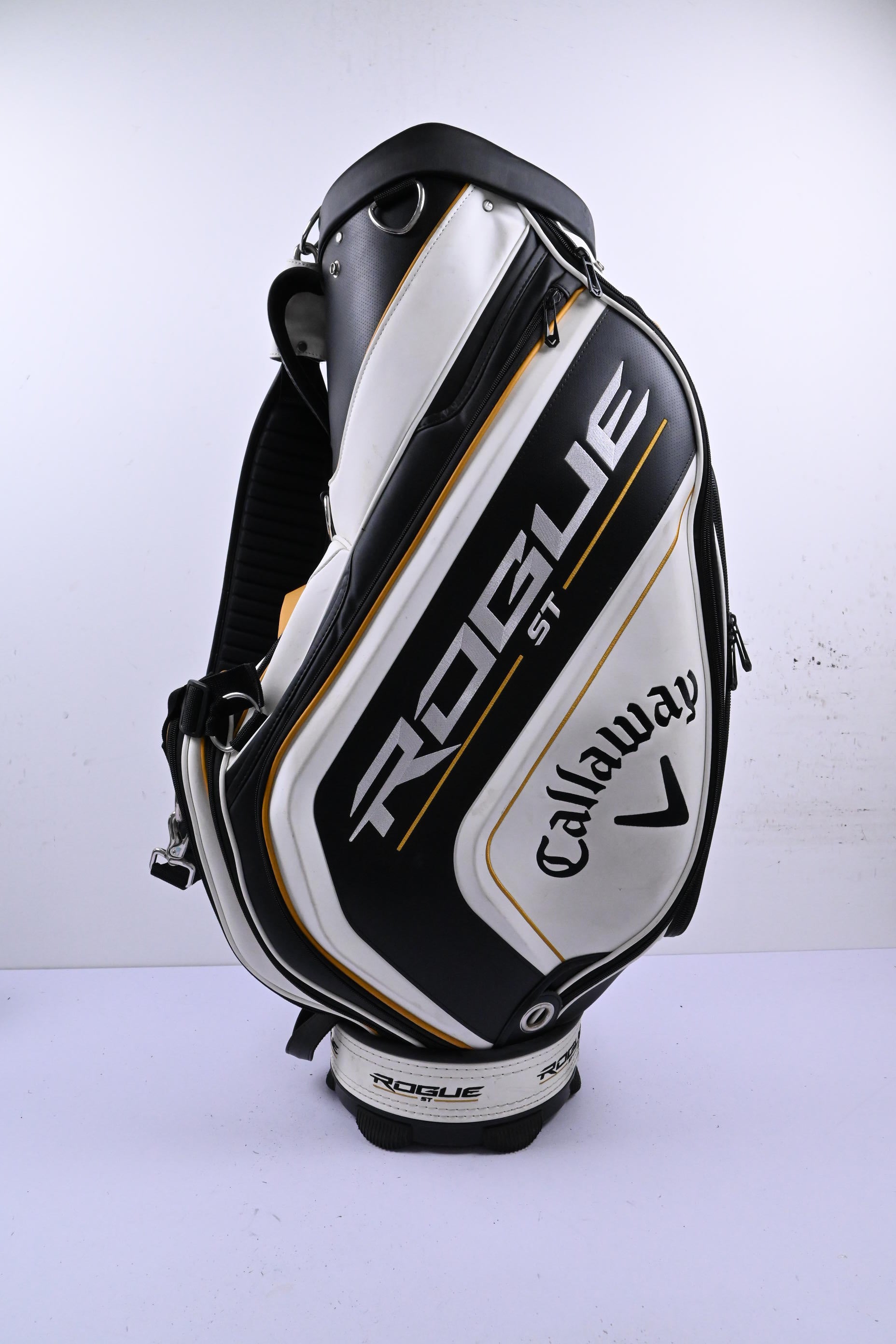 Callaway Rogue ST Tour Bag / 6-Way Divider / White, Black & Gold