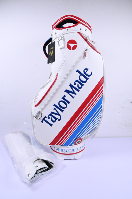 Taylormade Professional Championship 2026 Staff Bag / 6-Way / White, Blue & Red