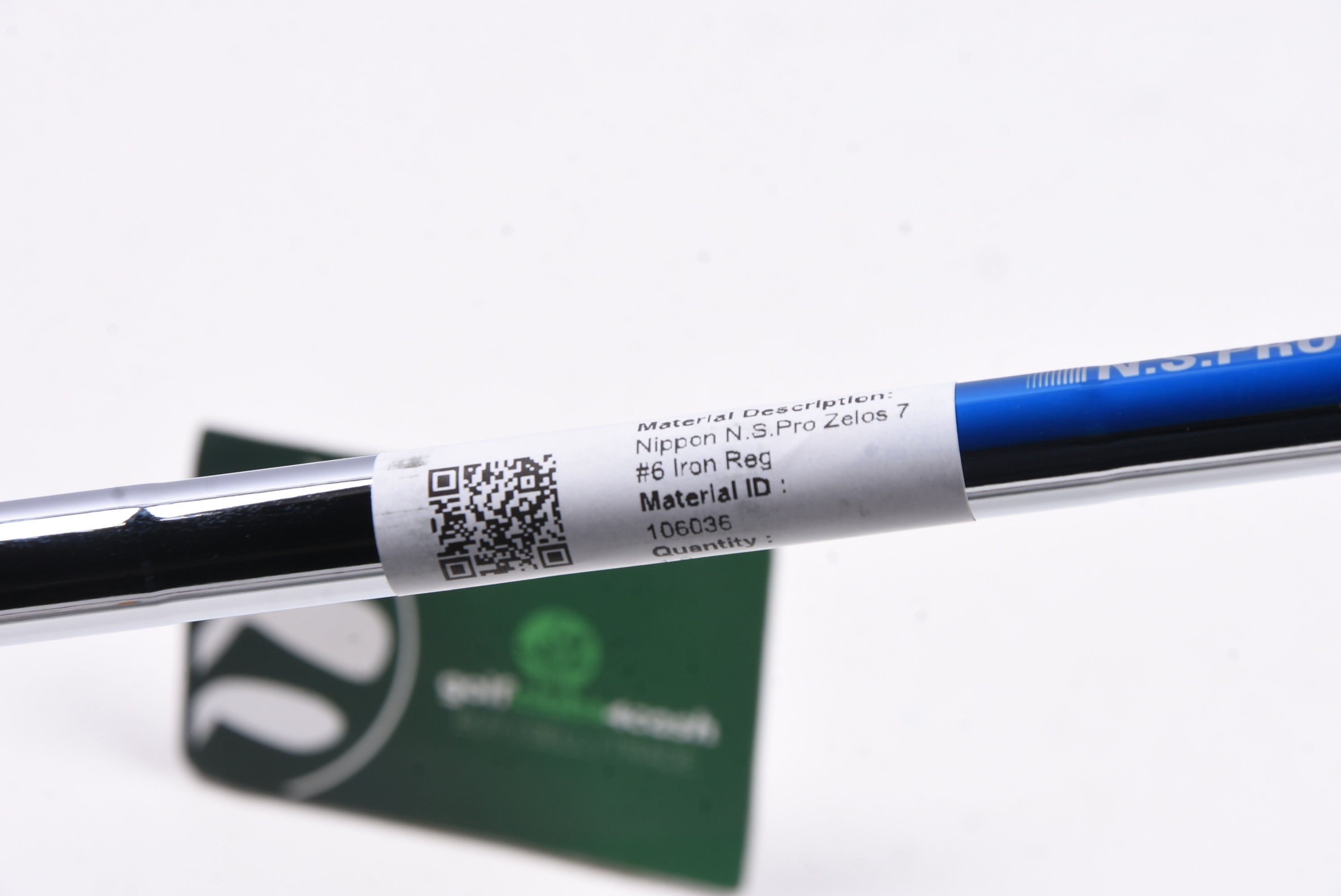 Nippon N.S.PRO Zelos 7 #6 Iron Shaft / Regular Flex / 0.355&quot; Tip / Uncut