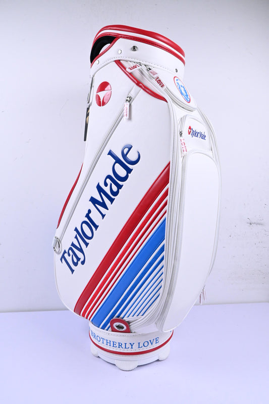 Taylormade Professional Championship 2026 Staff Bag / 6-Way / White, Blue & Red