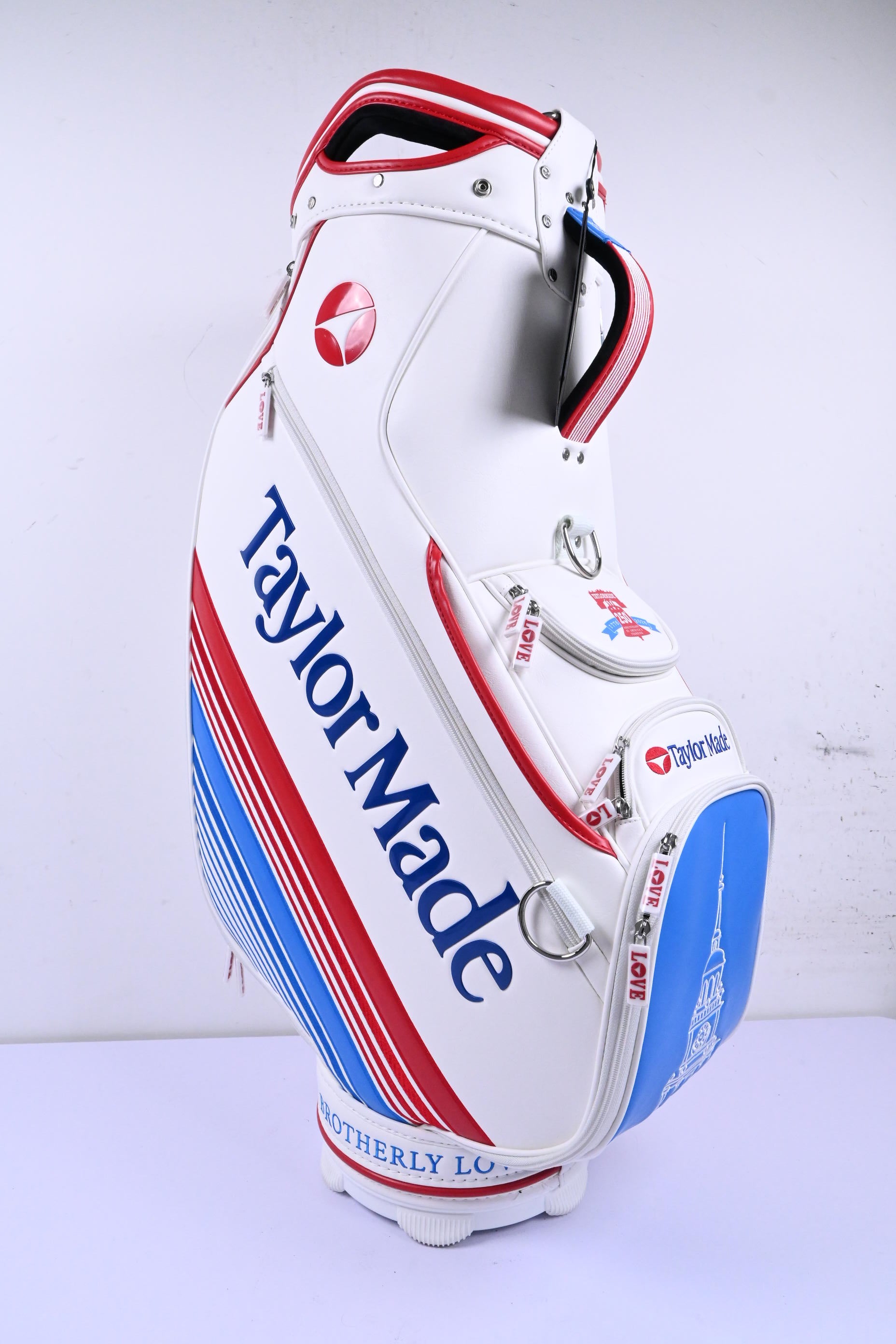 Taylormade Professional Championship 2026 Staff Bag / 6-Way / White, Blue & Red