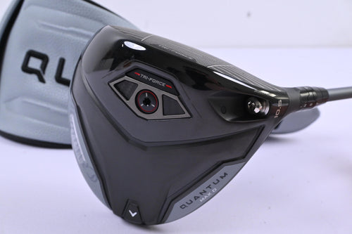 Callaway Quantum Max D Driver / 10.5 Degree / Stiff Flex Denali Frost Silver 50