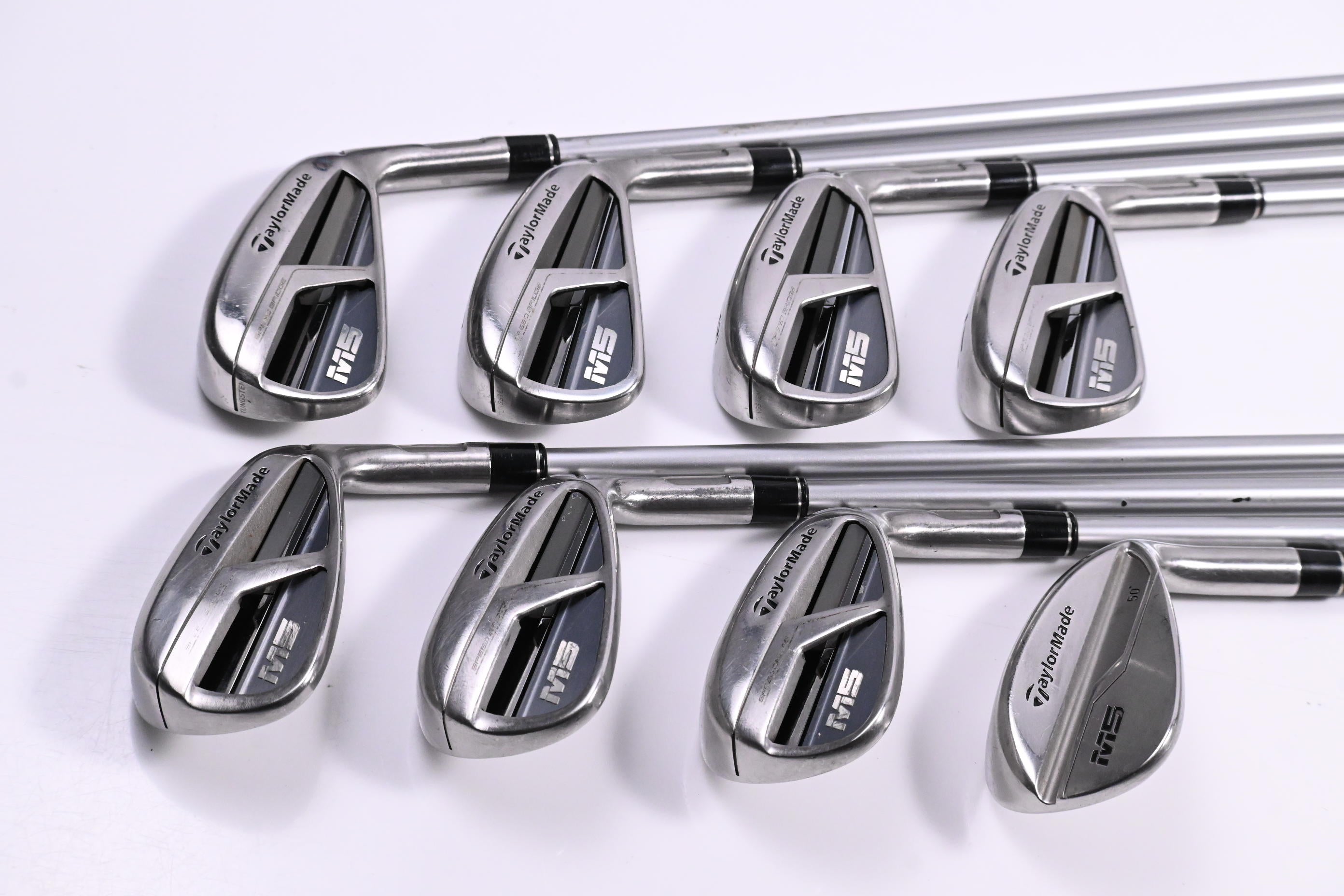 Taylormade M5 Irons / 4-PW+GW / Regular Flex Tensei CK Red 70 Shafts