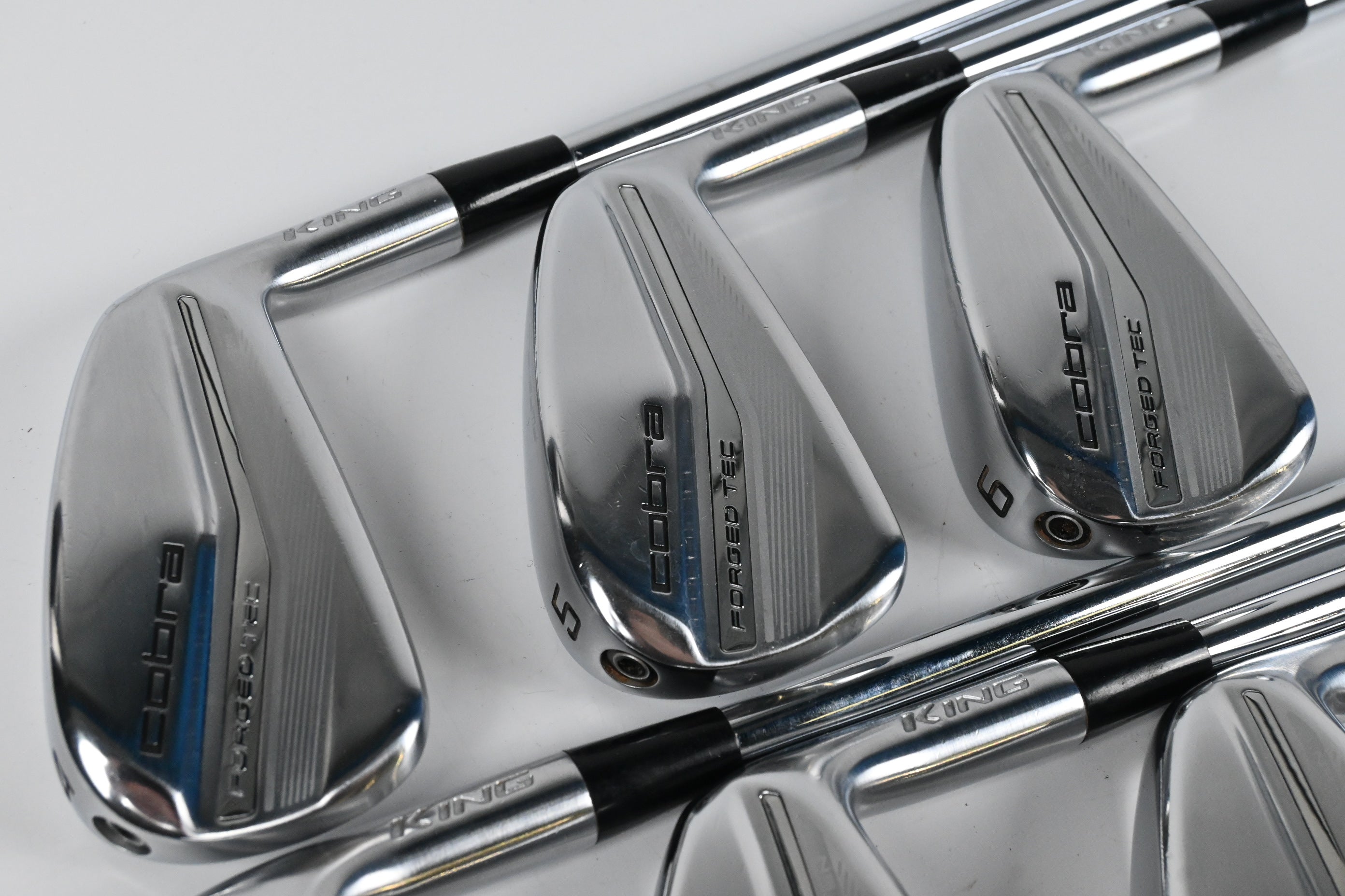 Cobra Forged Tec 2022 Irons / 4-PW / Stiff Flex KBS $-Taper Lite Shafts