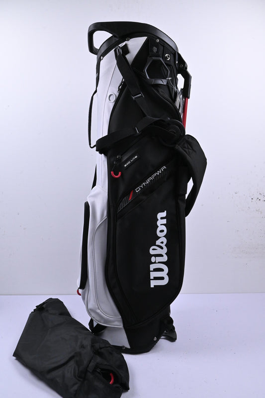 Wilson Dynapwr EXO Lite Stand Bag / 4-Way Divider / Black, White & Red