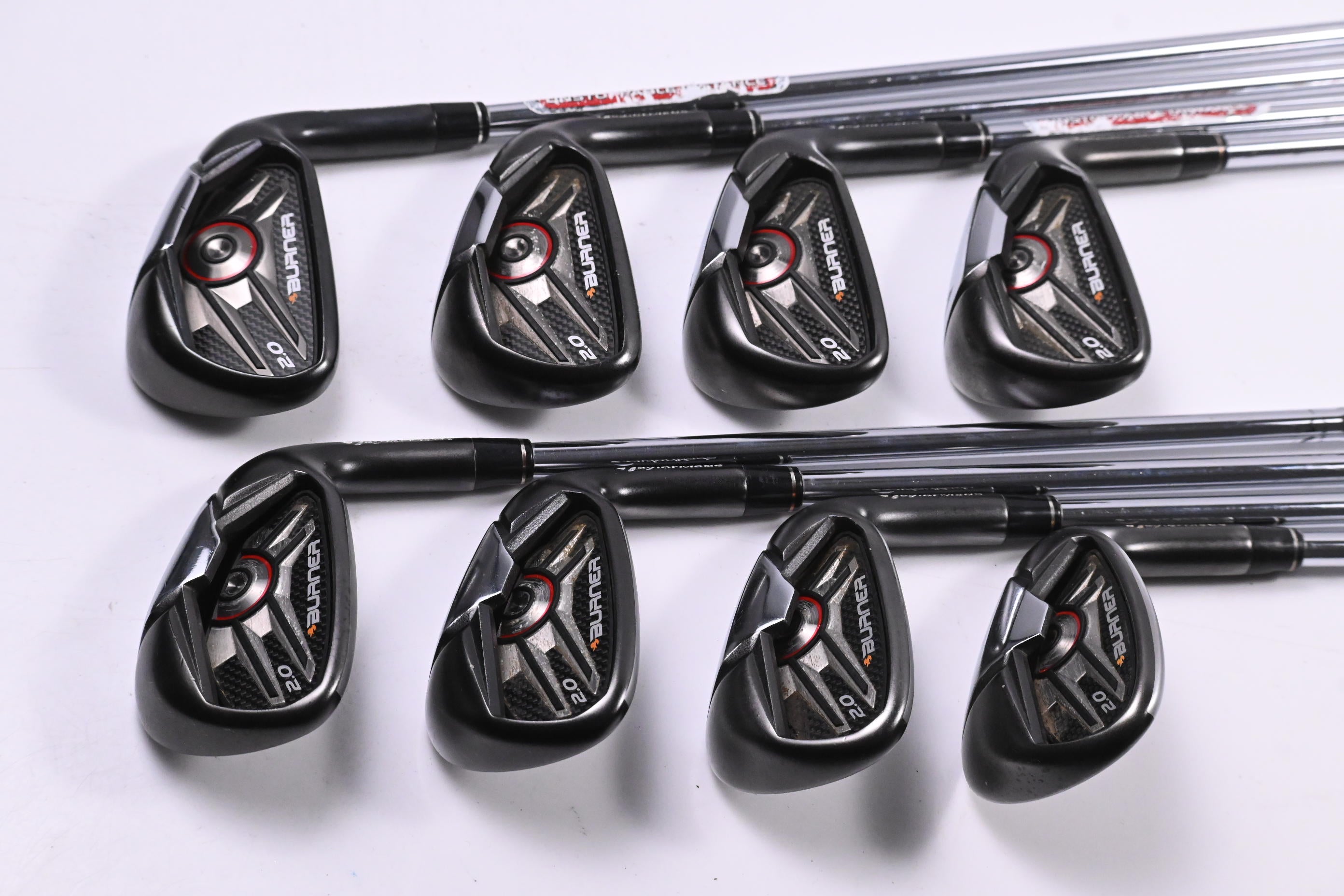 Taylormade Burner 2.0 Irons / 4-PW+SW / Regular Flex Taylormade Burner 85 Shafts