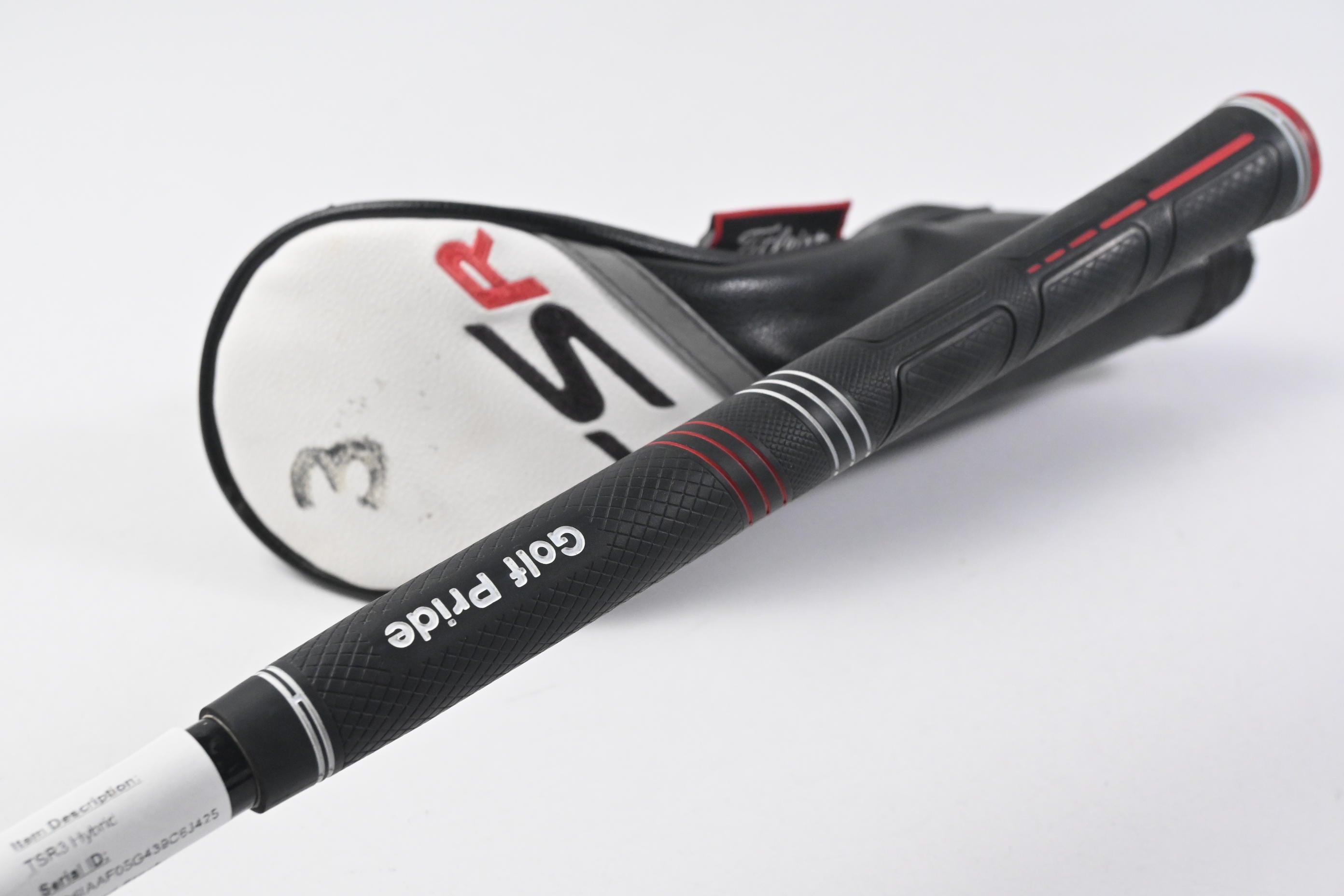 Left Hand Titleist TSR3 #3 Hybrid / 19 Degree / Stiff Flex HZRDUS Black 80 Shaft