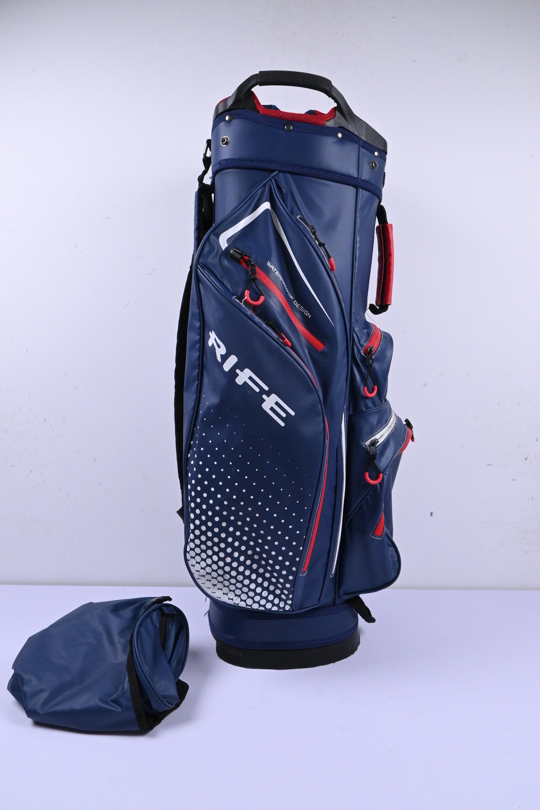 Rife Stand Bag / 15-Way Divider / Blue, Red & White