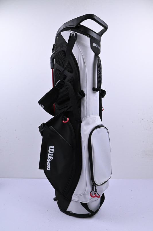 Wilson Dynapwr EXO Lite Stand Bag / 4-Way Divider / Black, White & Red