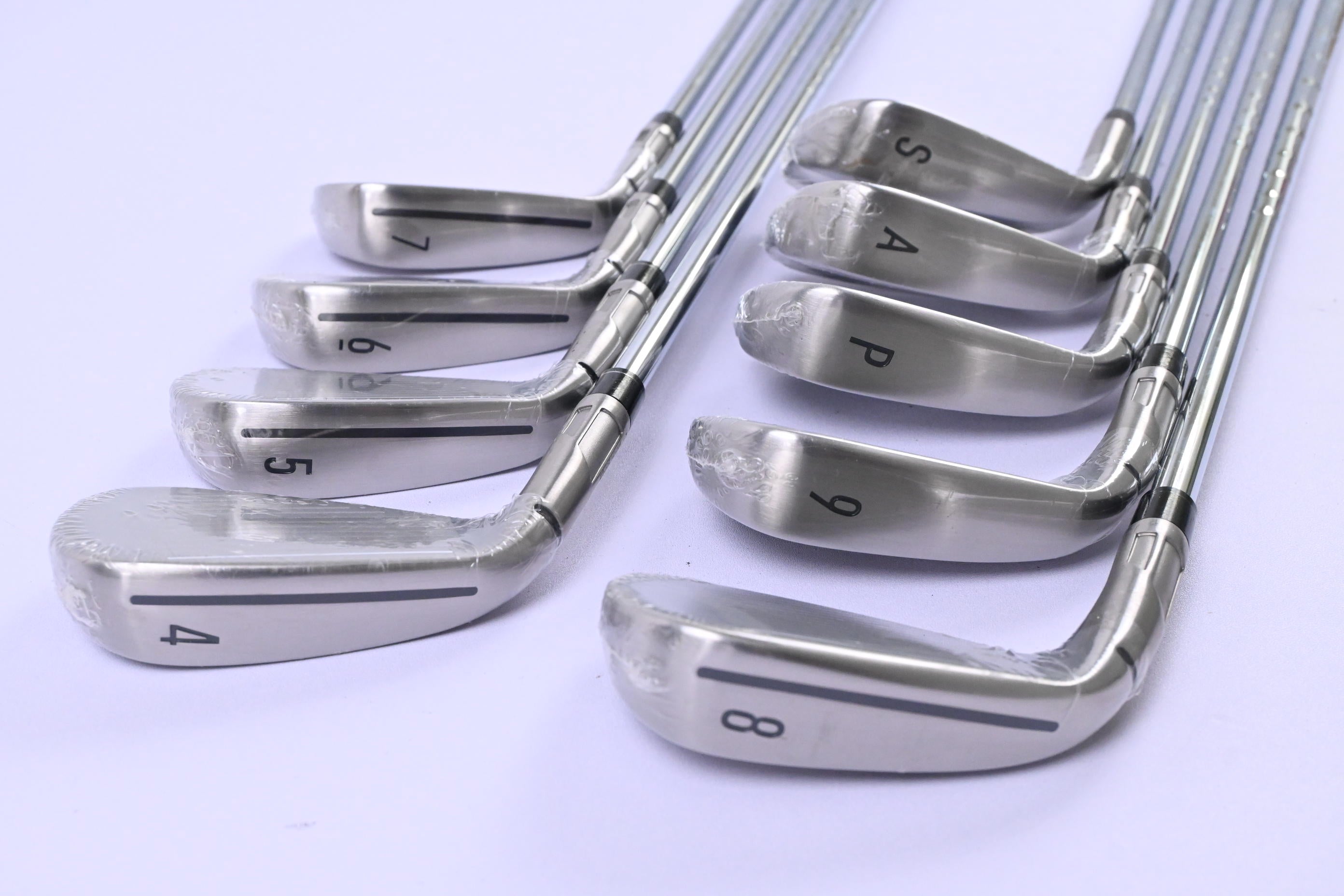 Taylormade Stealth Irons / 4-PW+GW+SW / Stiff Flex KBS Max MT 85 Shafts