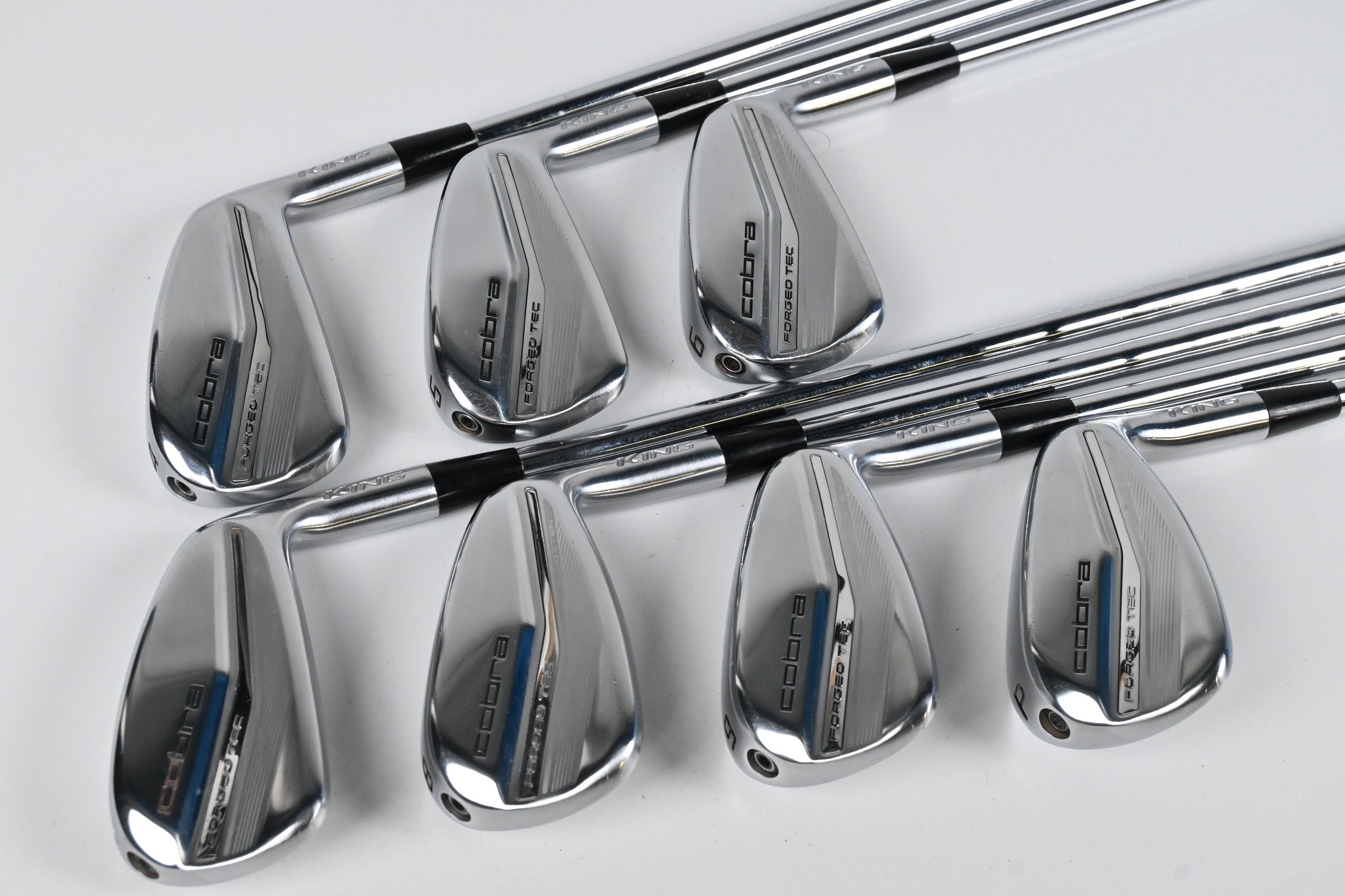 Cobra Forged Tec 2022 Irons / 4-PW / Stiff Flex KBS $-Taper Lite Shafts