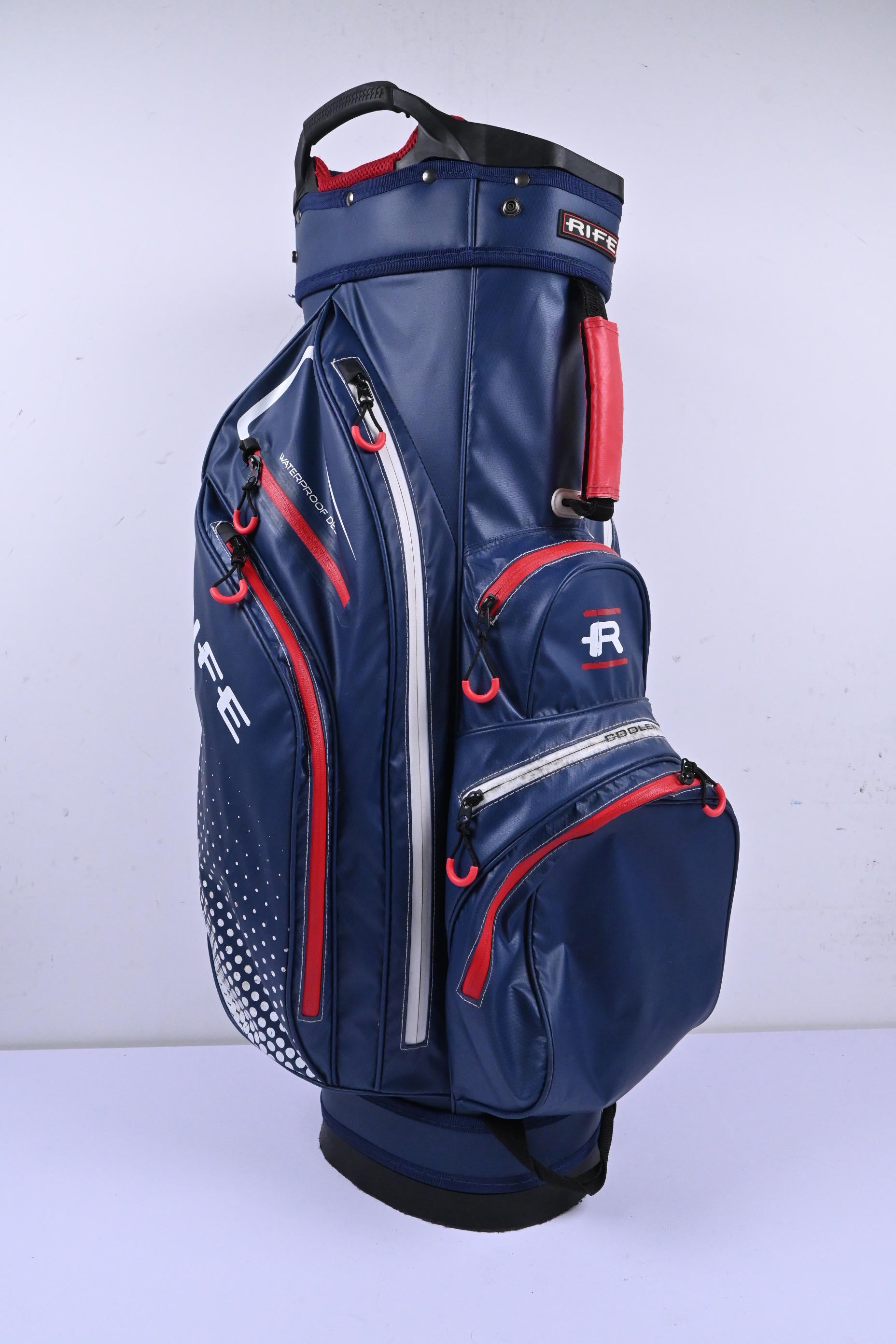 Rife Stand Bag / 15-Way Divider / Blue, Red & White