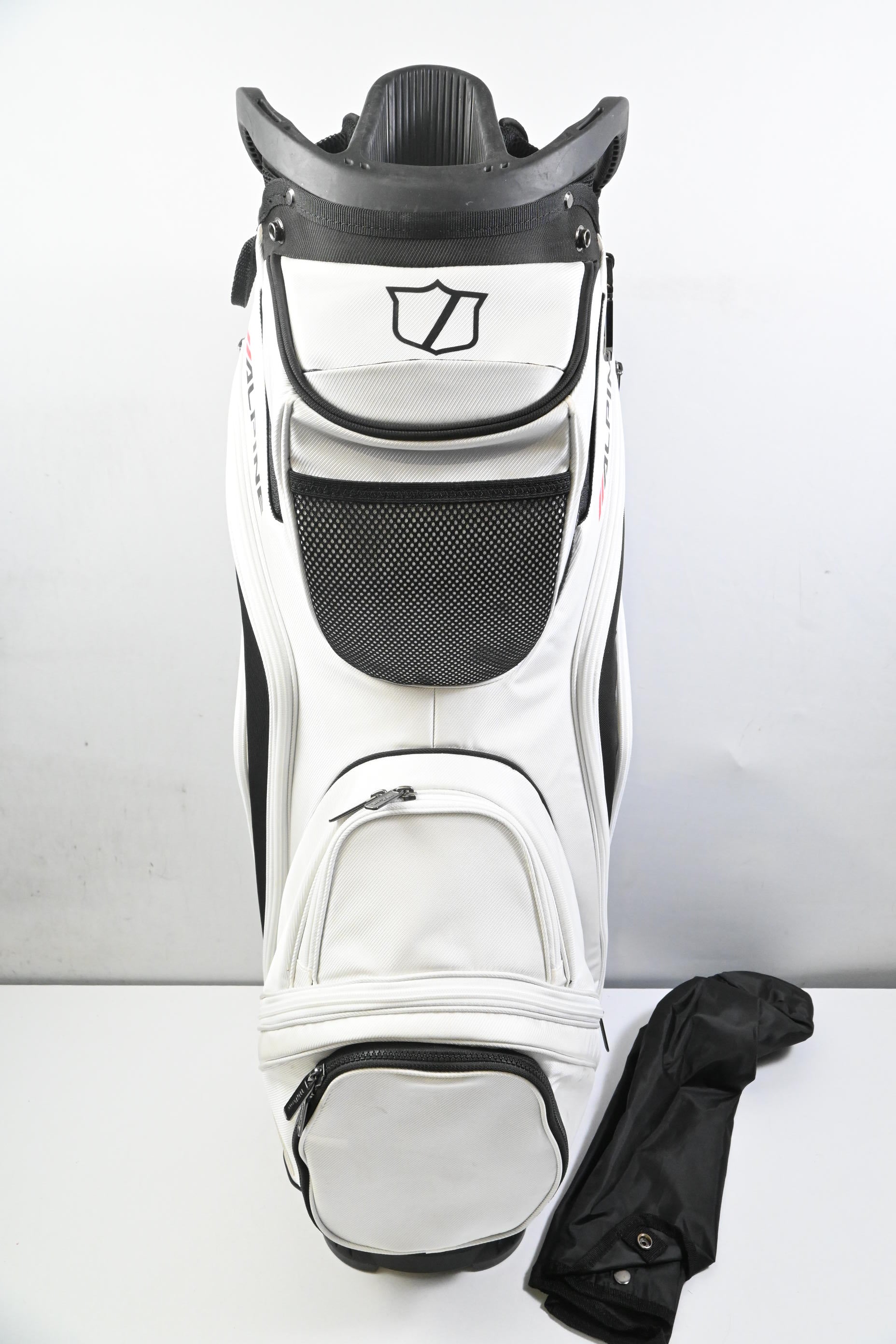 Wilson Alpine Cart Bag / 14-Way Divider / White, Black & Red