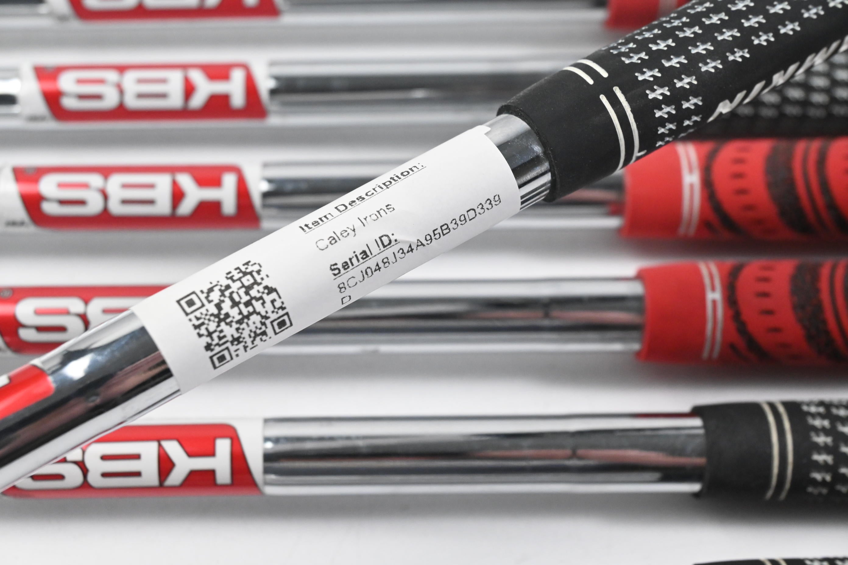 Caley 01 Irons / 4-PW / Regular Flex KBS Tour Lite Steel Shafts