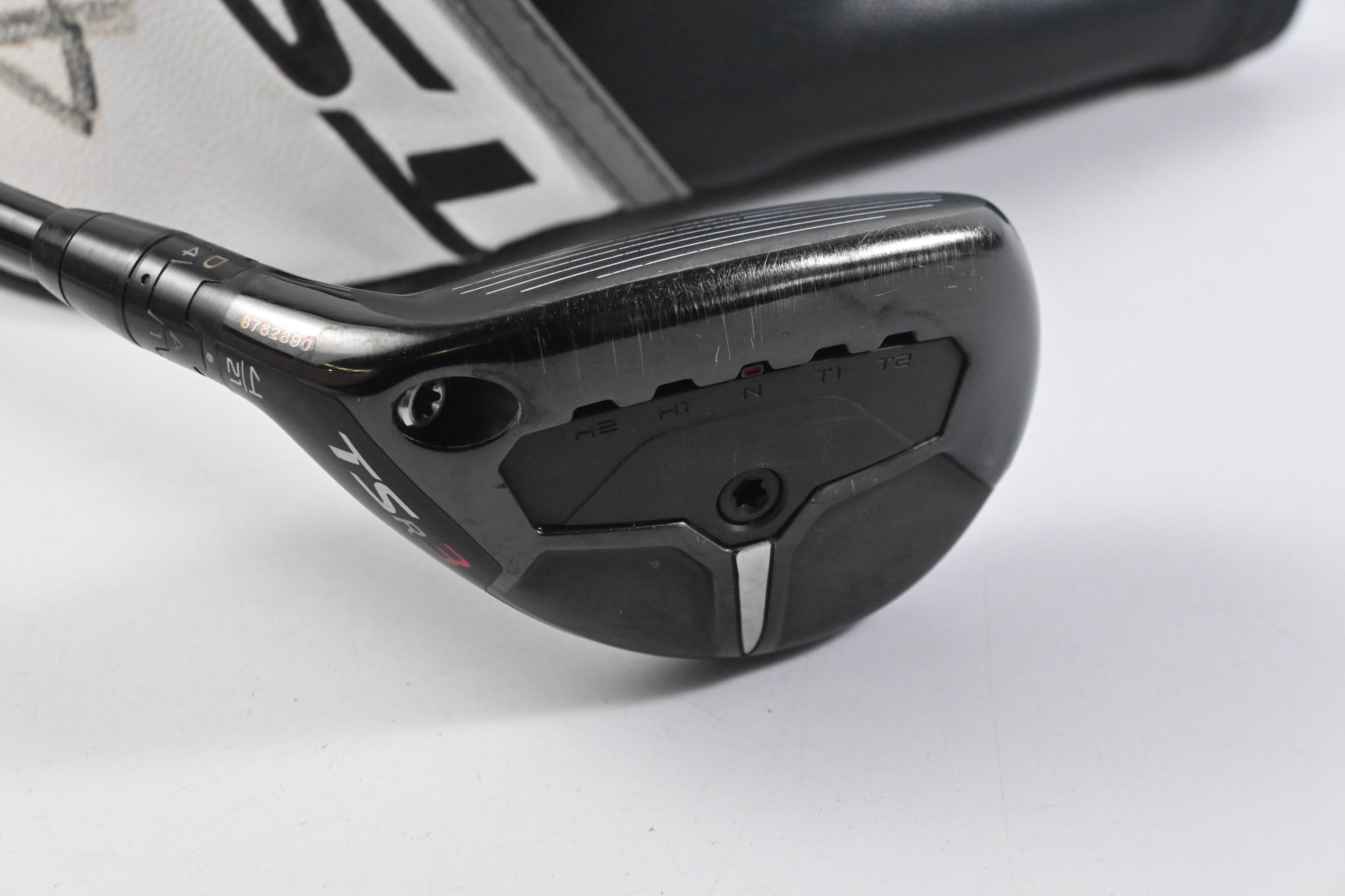 Left Hand Titleist TSR3 #4 Hybrid / 21 Degree / Stiff Flex HZRDUS Black 90 Shaft