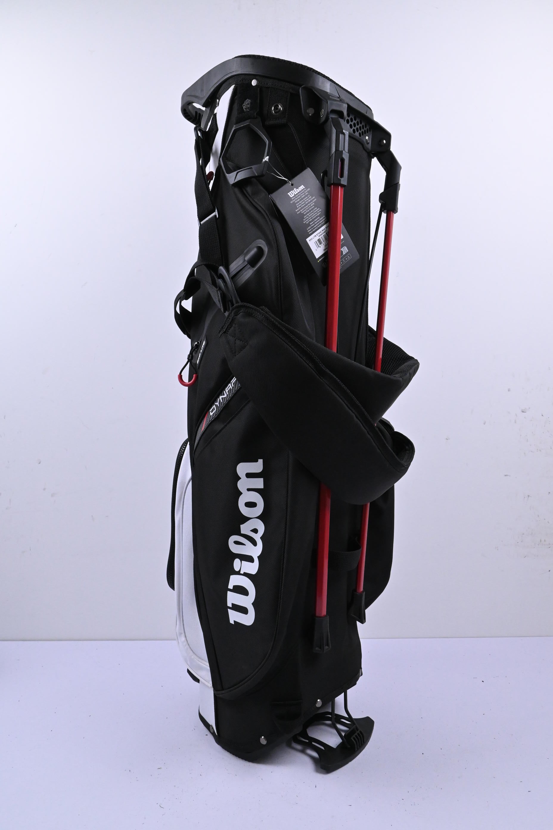 Wilson Dynapwr EXO Lite Stand Bag / 4-Way Divider / Black, White & Red
