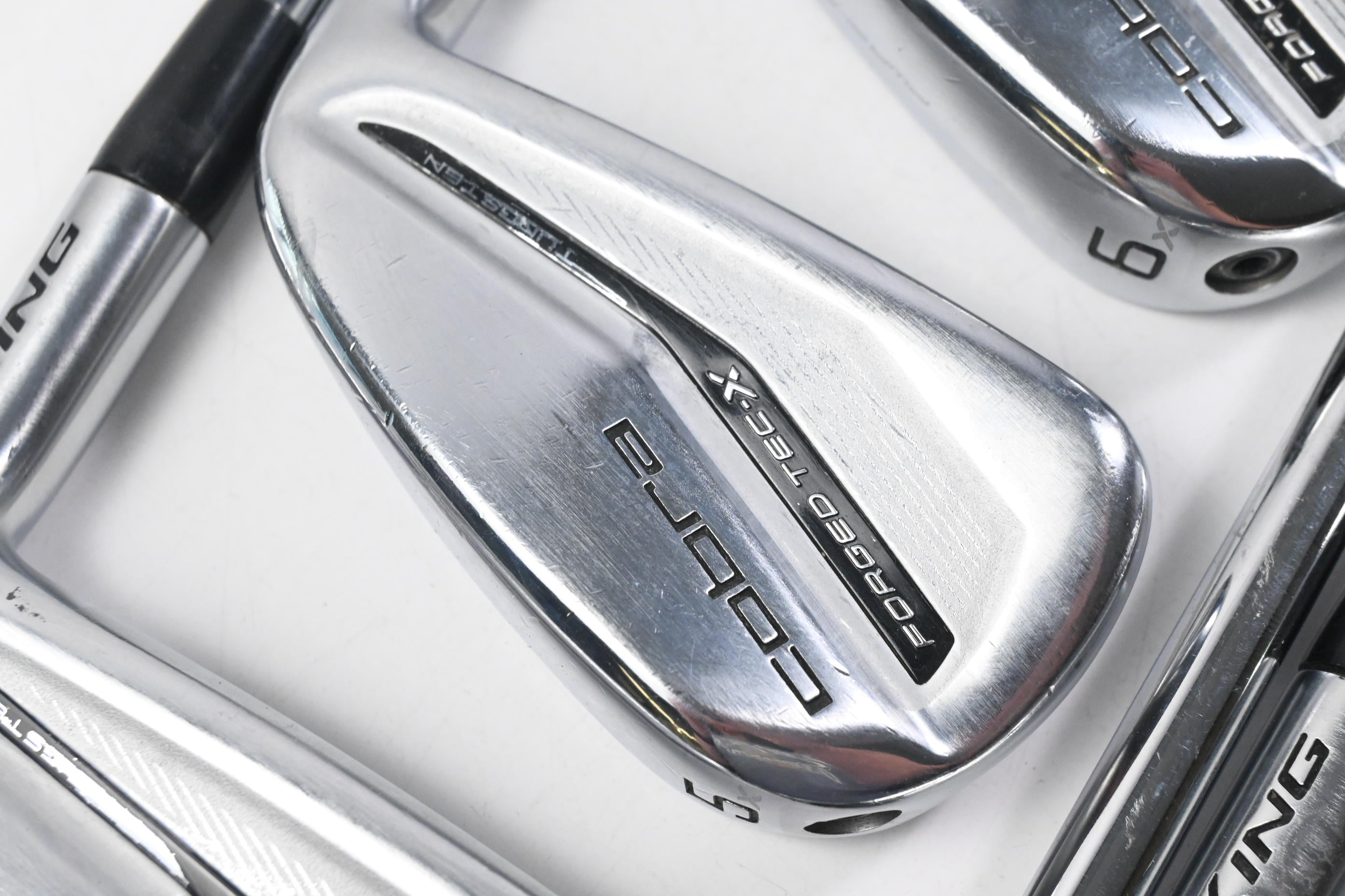 Cobra Forged Tec X 2022 Irons / 4-PW / Stiff Flex KBS Tour Lite Steel Shafts