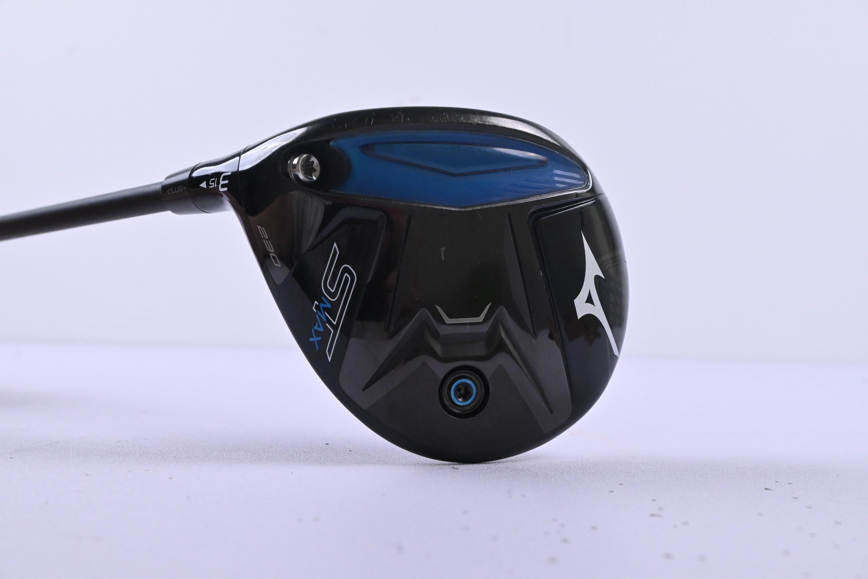 Left Hand Mizuno ST-Max 230 #3 Wood / 15 Degree / Stiff Flex Motore X F3 7 Shaft