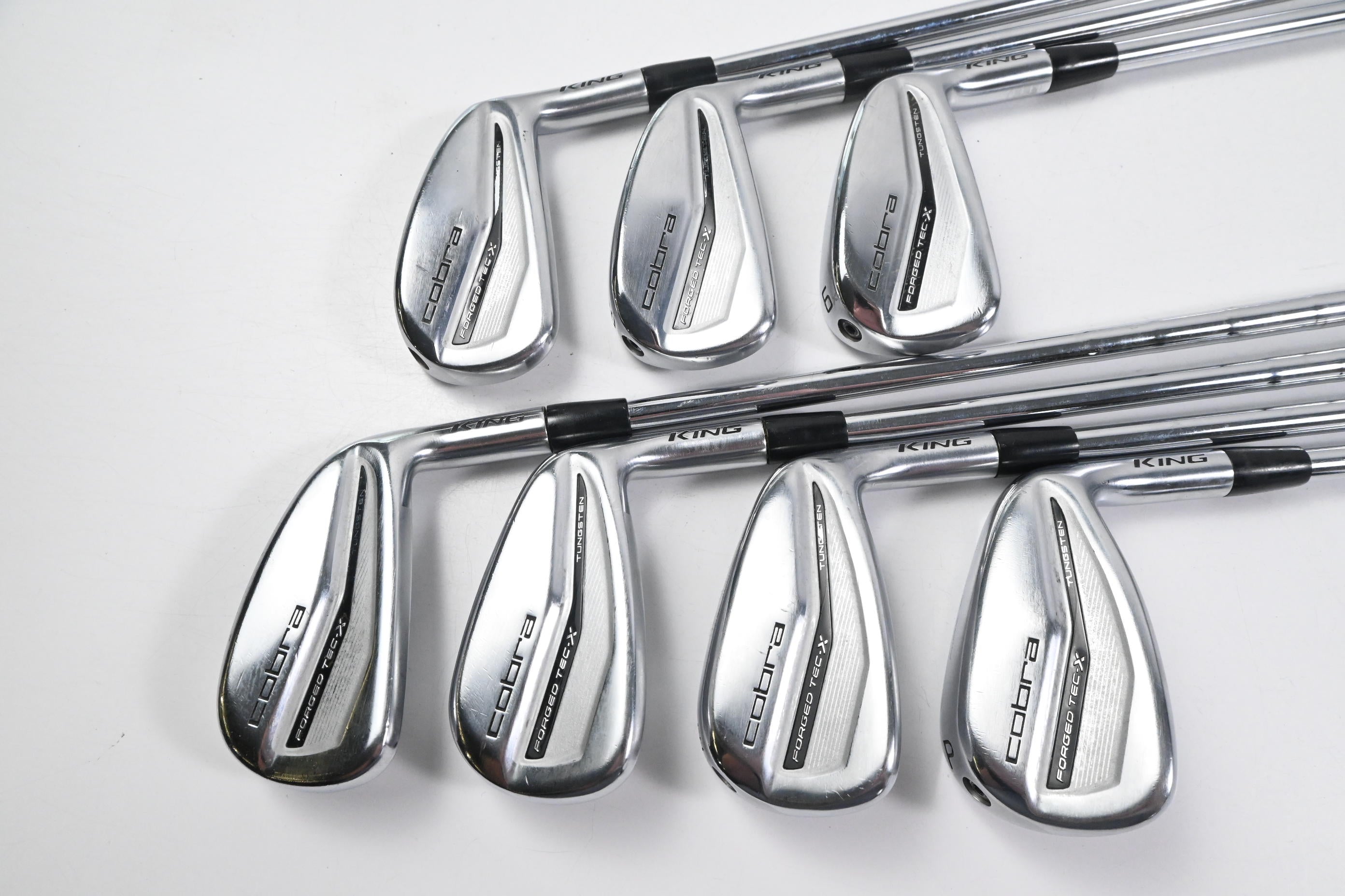 Cobra Forged Tec X 2022 Irons / 4-PW / Stiff Flex KBS Tour Lite Steel Shafts
