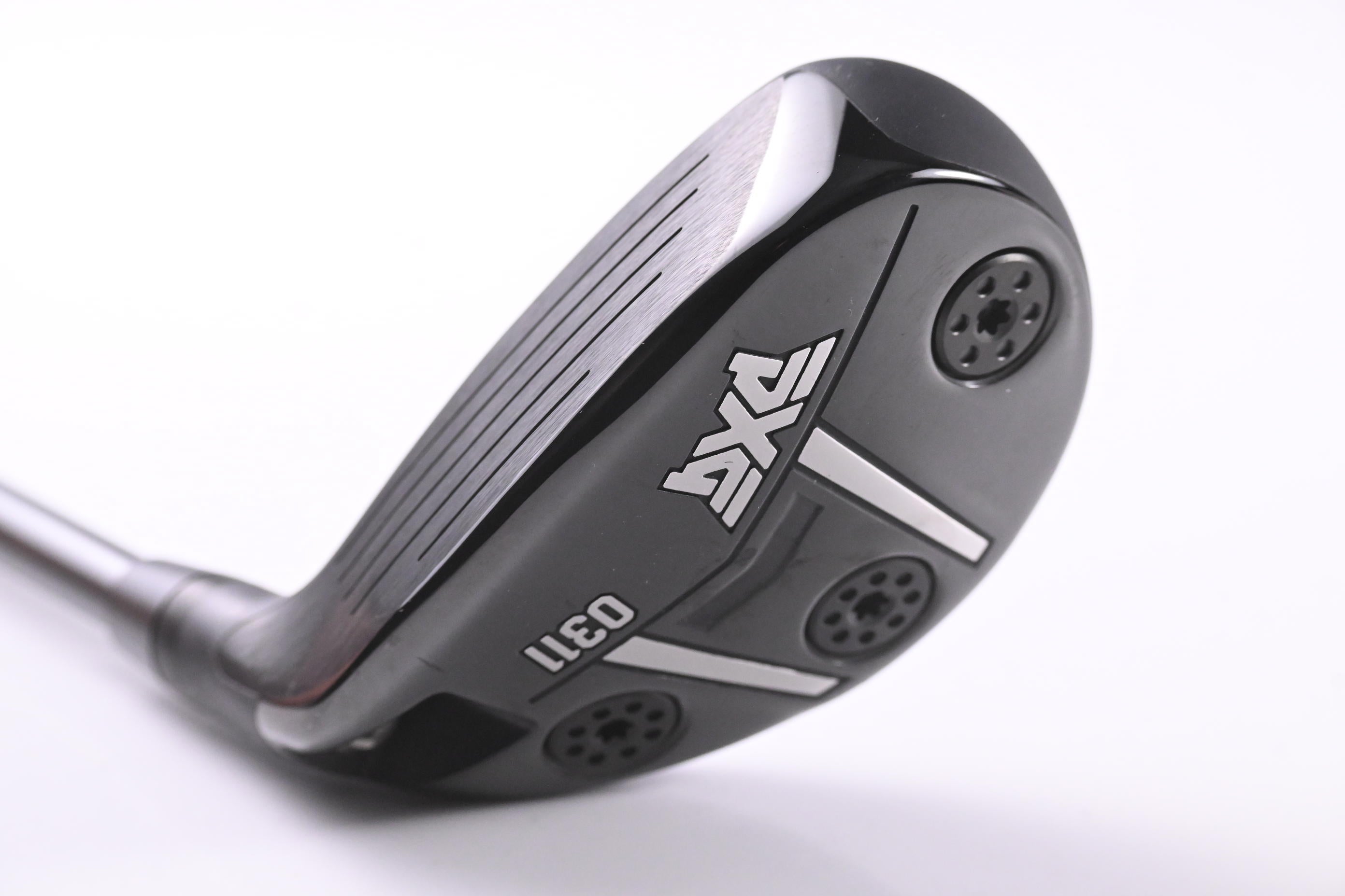 Left Hand PXG 0311 Gen6 #4 Hybrid / 22 Degree / Regular Flex Evenflow Riptide 80