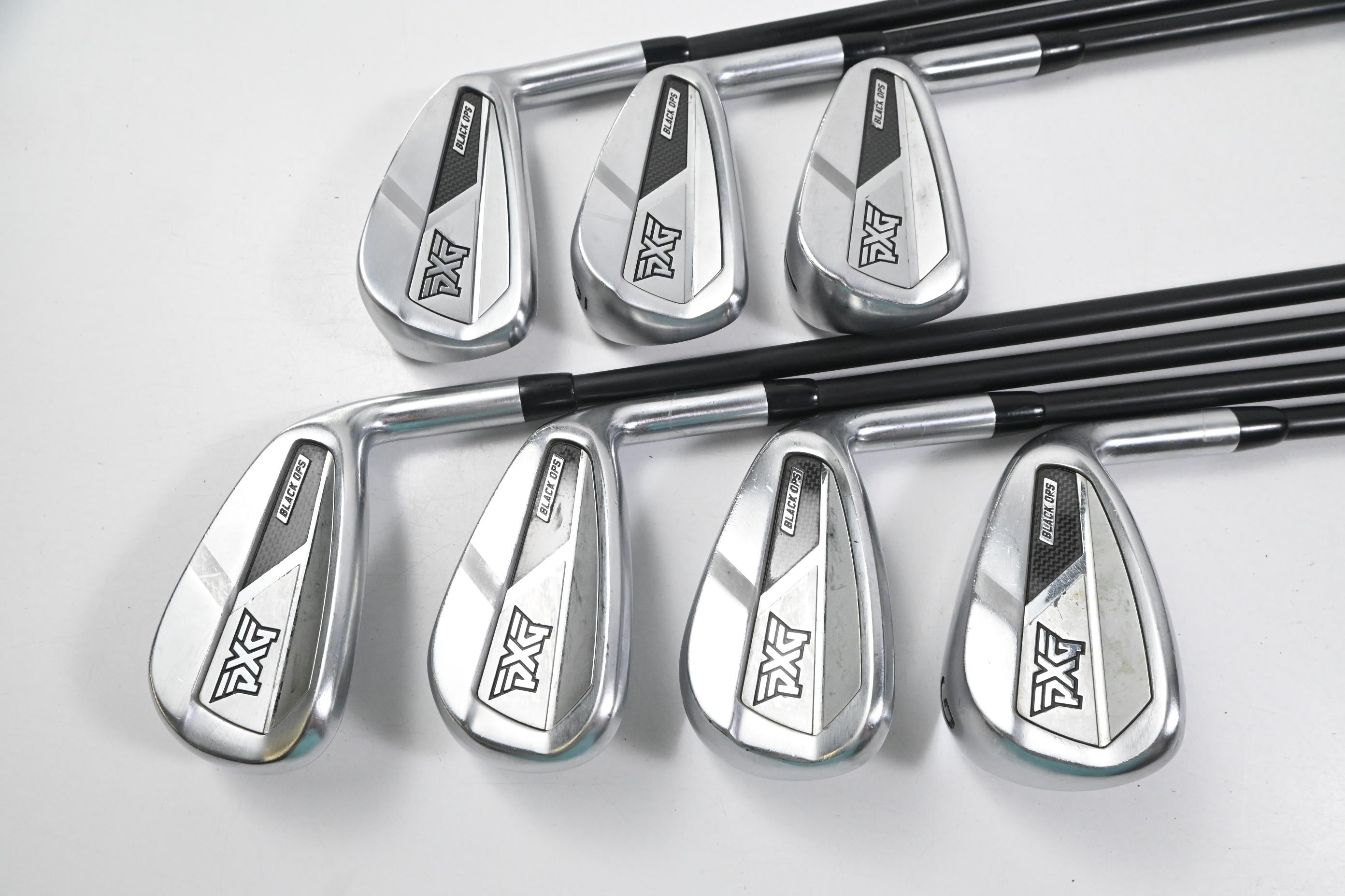 PXG Black Ops Irons / 5-PW+GW / Stiff Flex MMT Black 80 Shafts