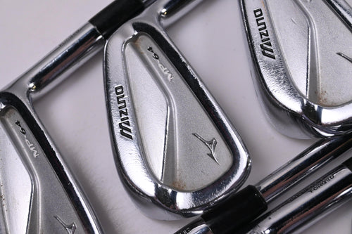 Mizuno MP-64 Irons / 5-PW / Stiff Flex Dynamic Gold S300 Shafts