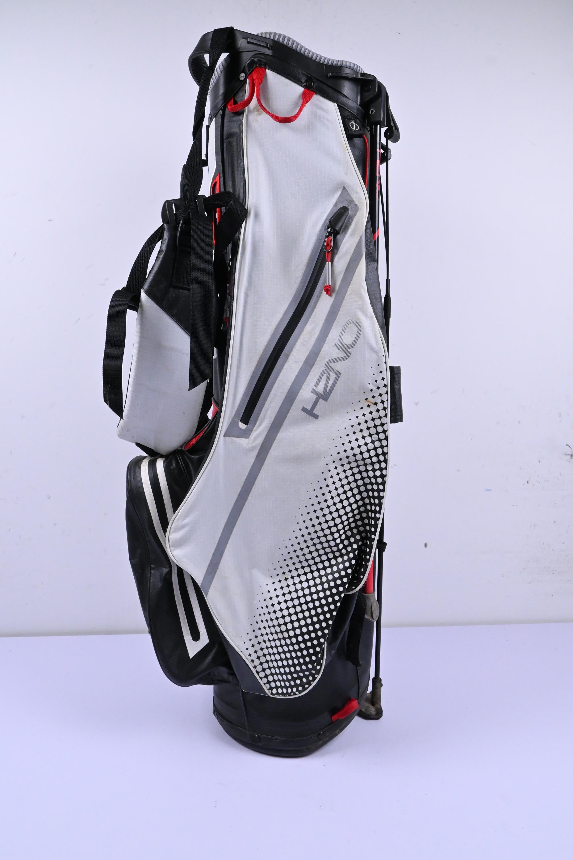 Sun Mountain H2NO Lite Speed Stand Bag / 4-Way Divider / Black, White & Red