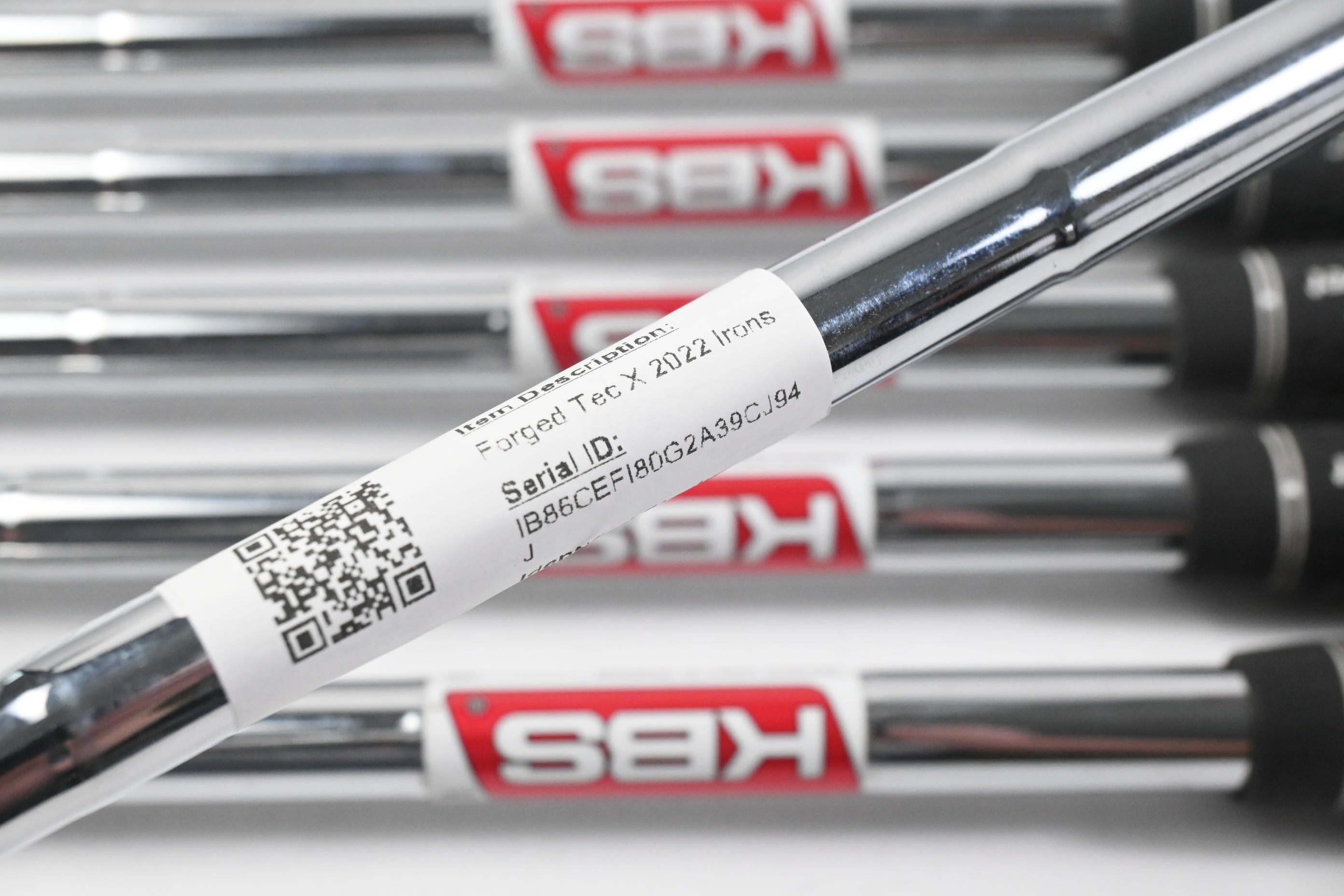 Cobra Forged Tec X 2022 Irons / 4-PW / Stiff Flex KBS Tour Lite Steel Shafts