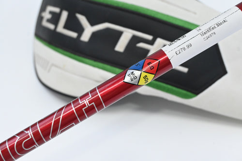 Callaway Elyte Driver / 9 Degree / Stiff Flex HZRDUS Smoke Red RDX 50 Shaft