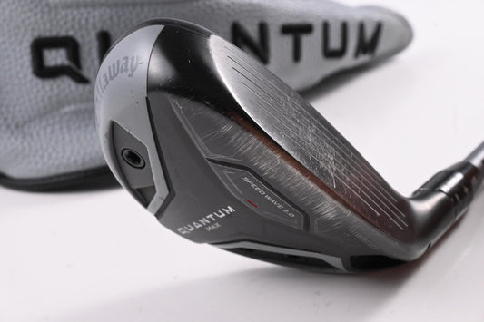 Callaway Quantum Max #4 Hybrid / 21 Degree / Regular Flex Denali Frost Silver 60