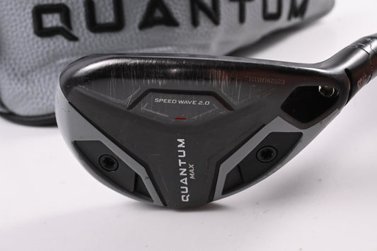 Callaway Quantum Max #4 Hybrid / 21 Degree / Regular Flex Denali Frost Silver 60