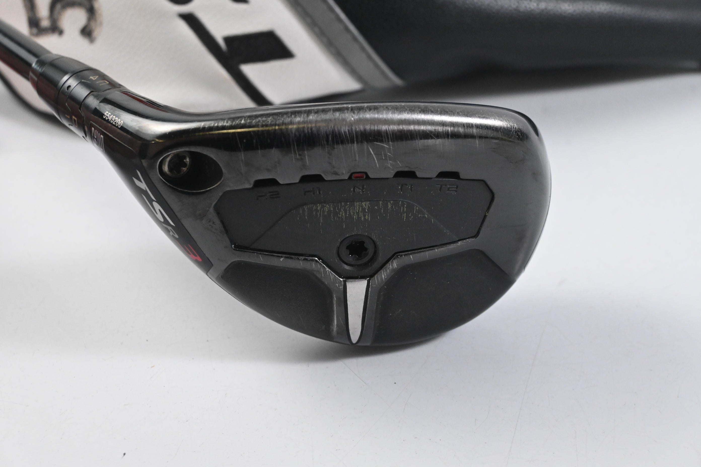 Left Hand Titleist TSR3 #5 Hybrid / 24 Degree / Stiff Flex HZRDUS Black 80 Shaft