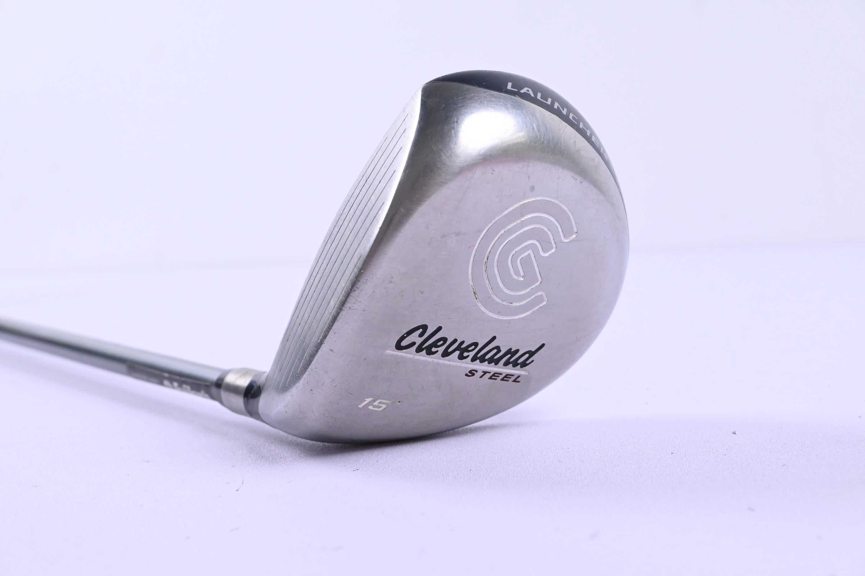 Left Hand Cleveland Steel #3 Wood / 15 Degree / Regular Flex Launcher 55 Shaft