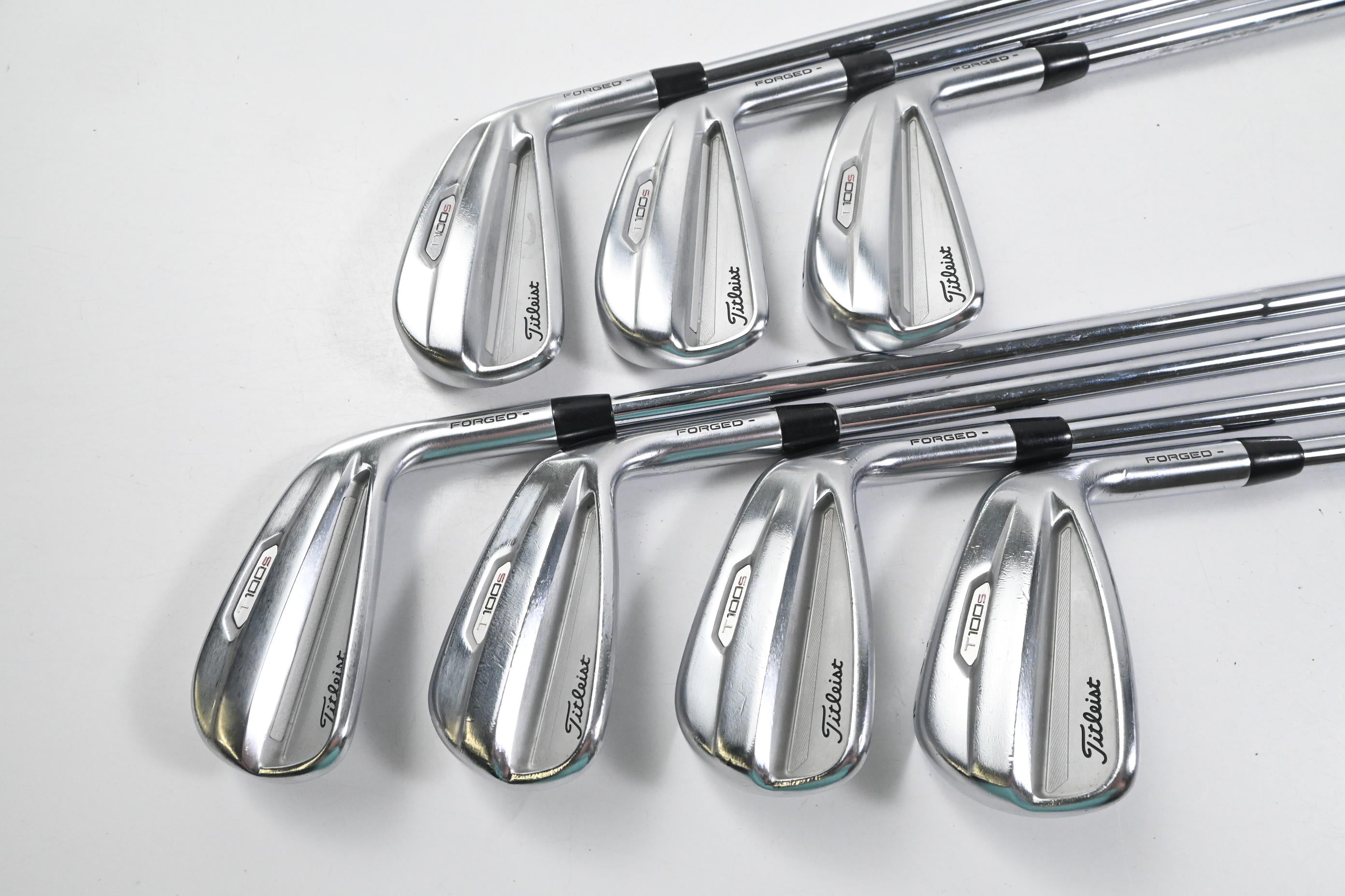 Titleist T100.S 2021 Irons / 4-PW / Stiff Flex AMT Tour White S300 Shafts
