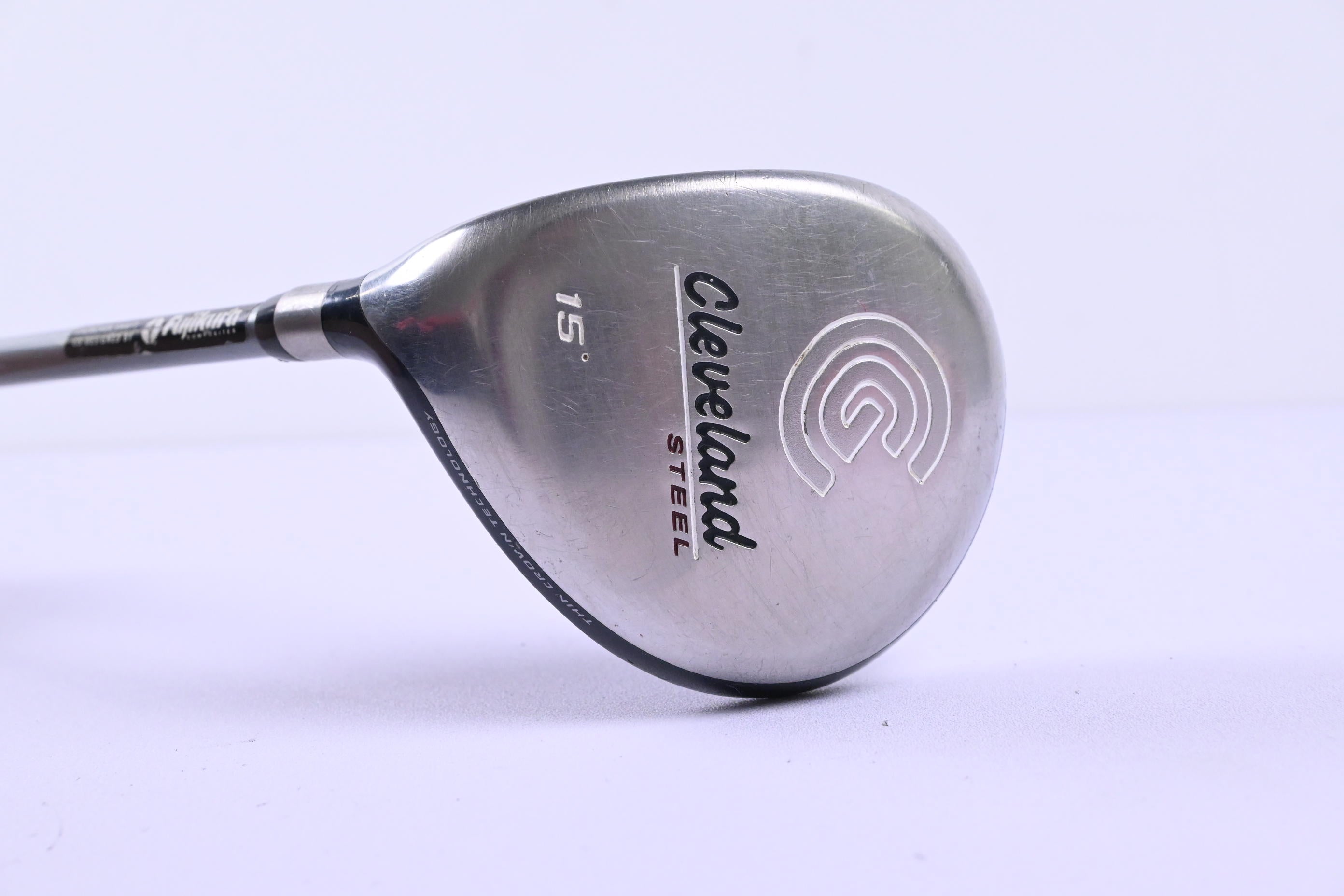Left Hand Cleveland Steel #3 Wood / 15 Degree / Regular Flex Launcher 55 Shaft