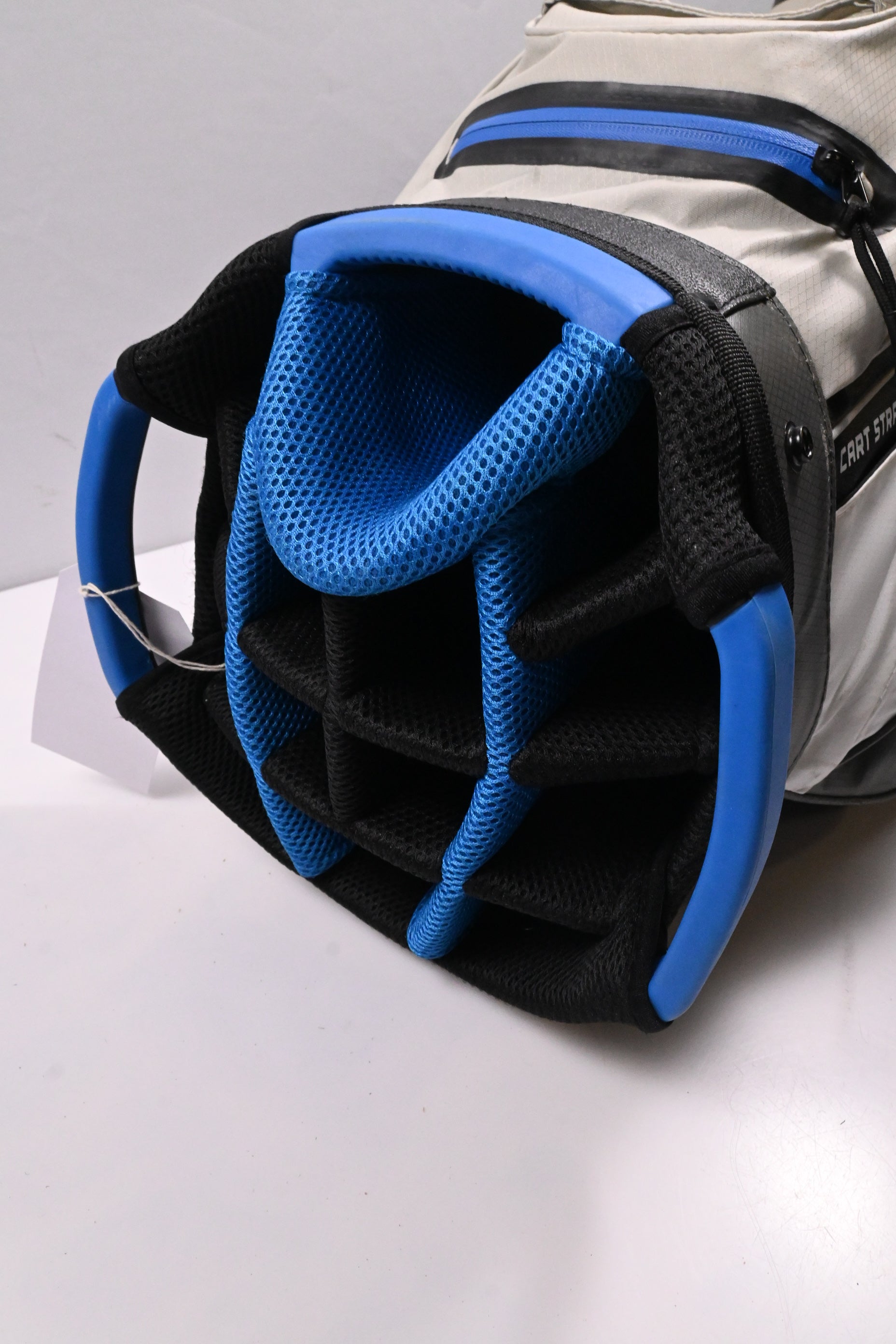Srixon Waterproof Cart Golf Bag / 14-Way Divider / Blue, Grey & White
