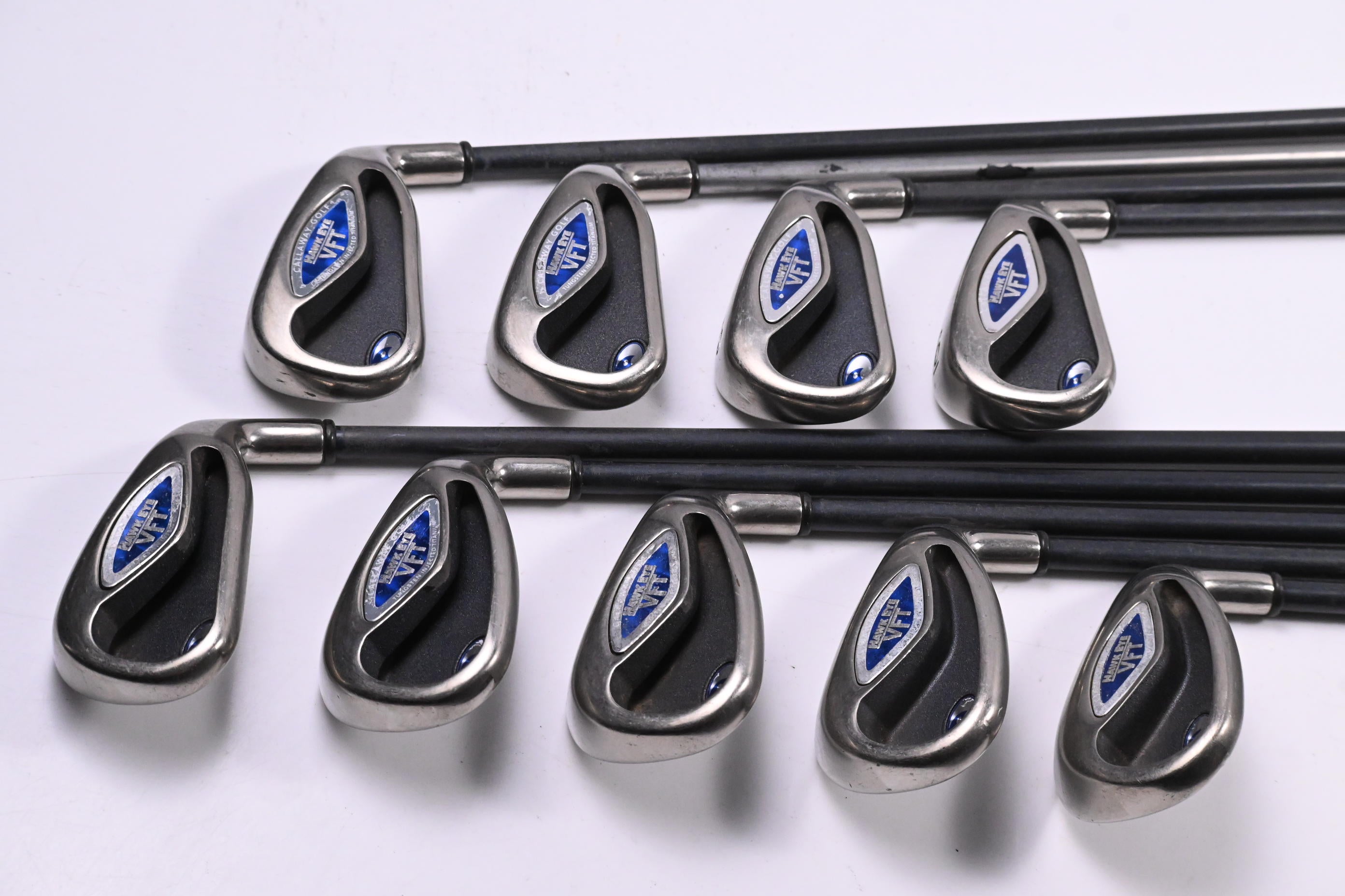Callaway Hawk Eye VFT Irons / 3-PW+SW / Regular Flex Callaway System 55 Shafts