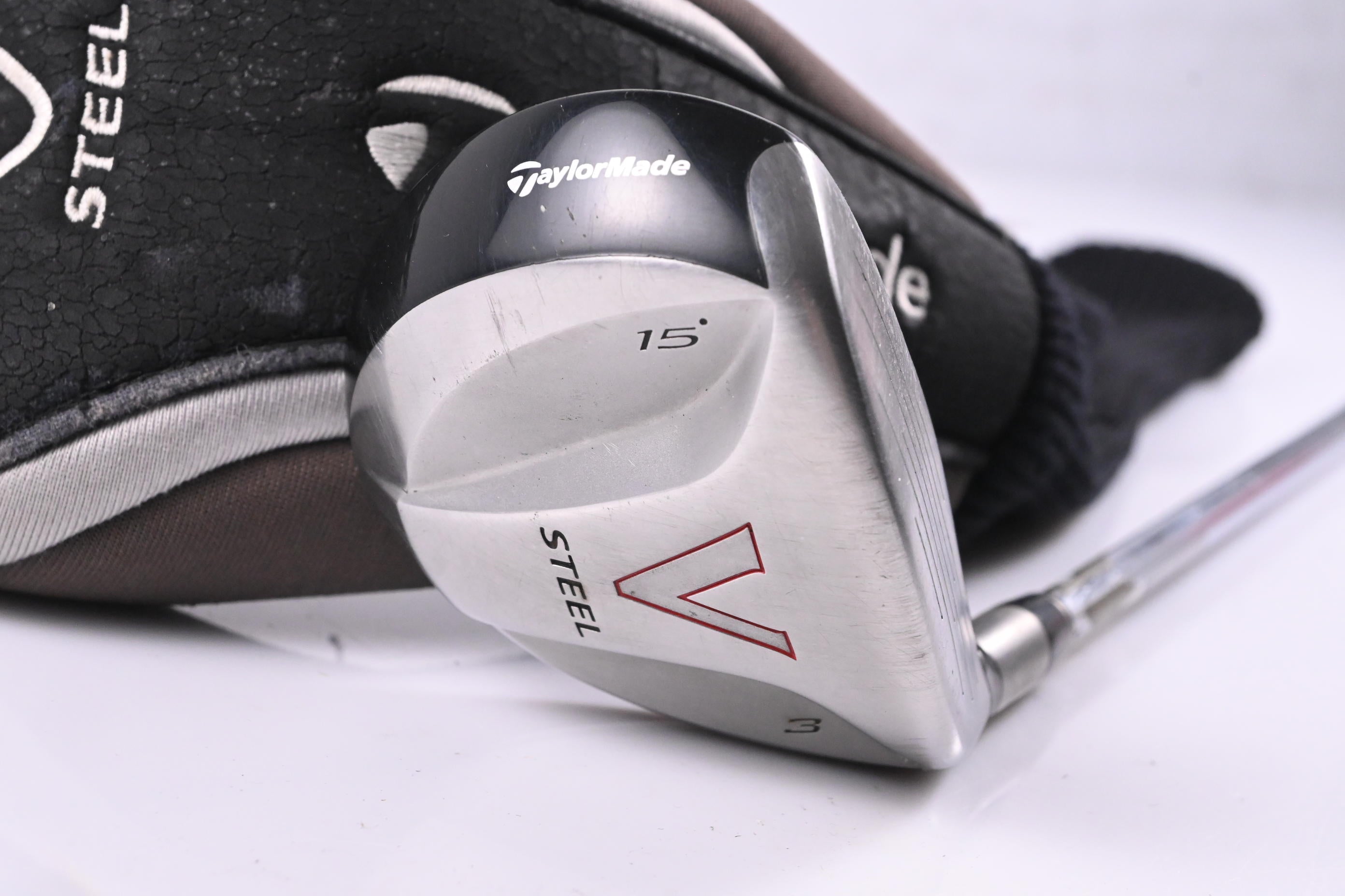 Taylormade V-Steel #3 Wood / 15 Degree / Regular Flex True Temper Steel Shaft