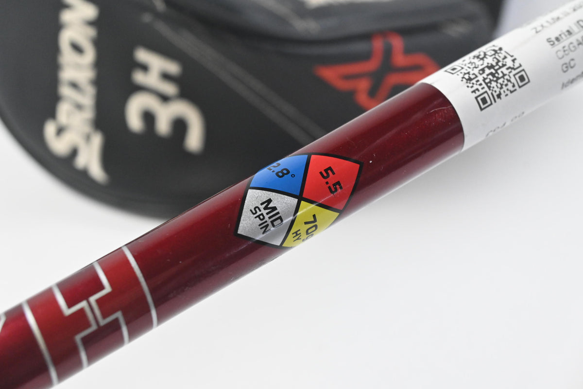 Srixon ZX Mk II 2023 #3 Hybrid / 19 Degree / Regular Flex HZRDUS Smoke Red RDX