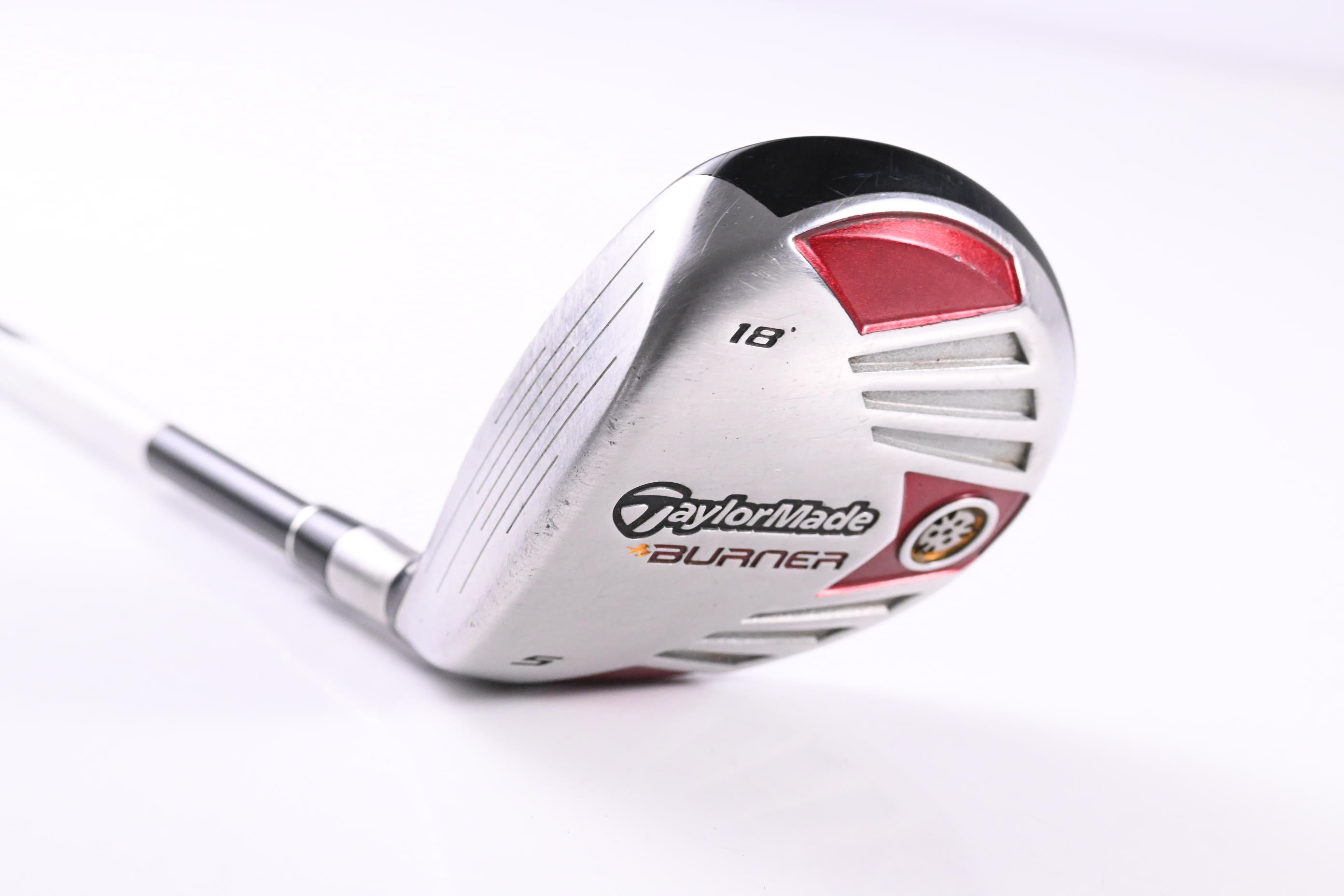 Left Hand Taylormade Burner 2007 #5 Wood / 18 Degree / Regular Flex Reax 50