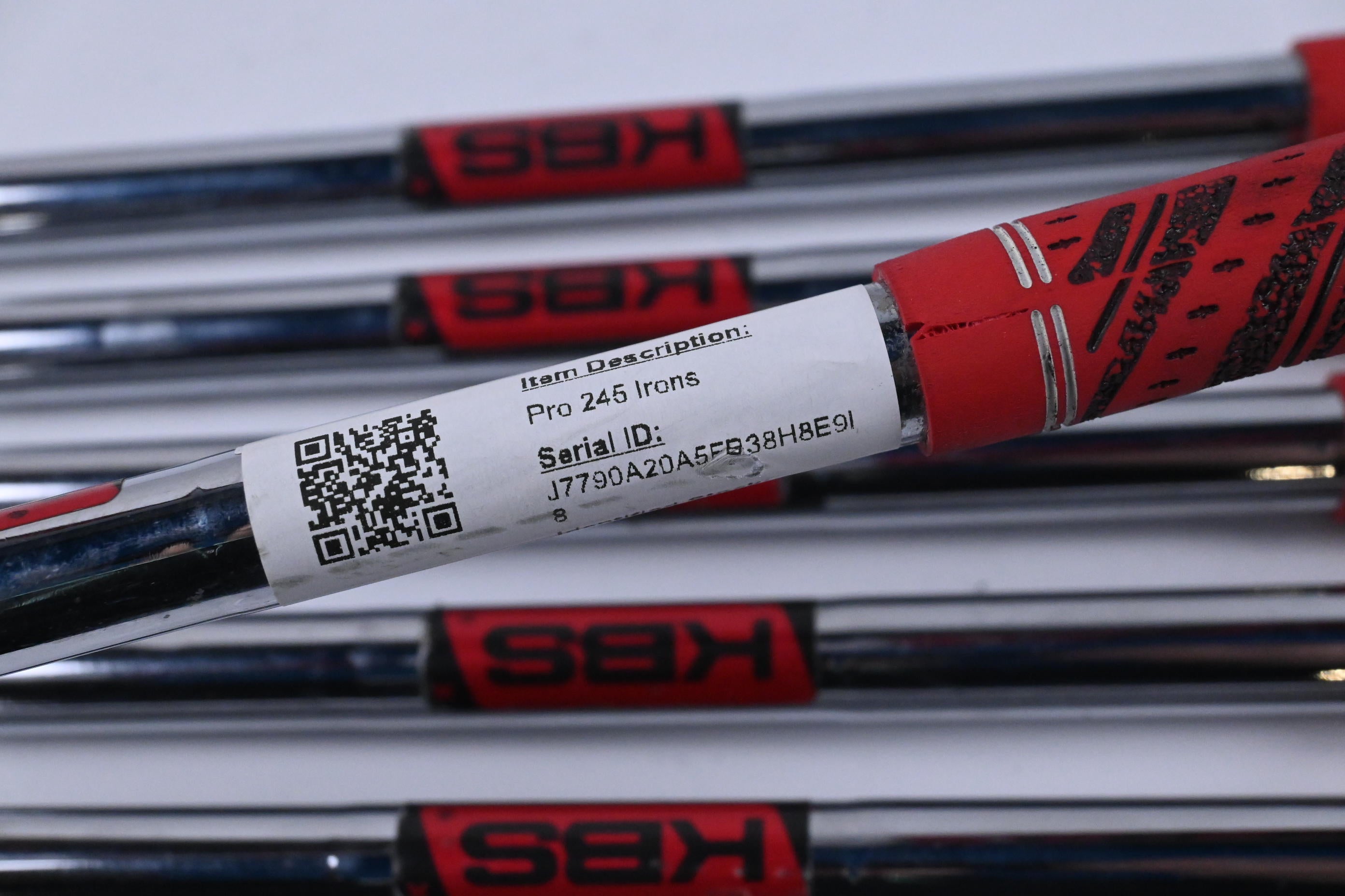 Mizuno Pro 245 Irons / 4-9i / X Flex KBS Tour Shafts