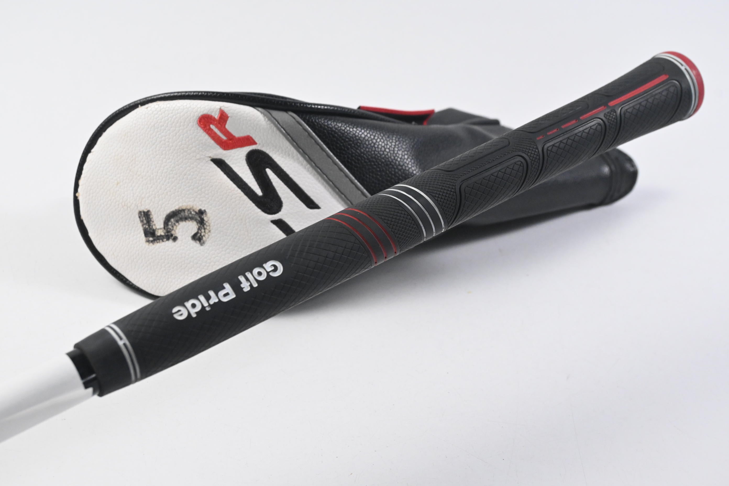 Left Hand Titleist TSR3 #5 Hybrid / 24 Degree / Stiff Flex HZRDUS Black 80 Shaft