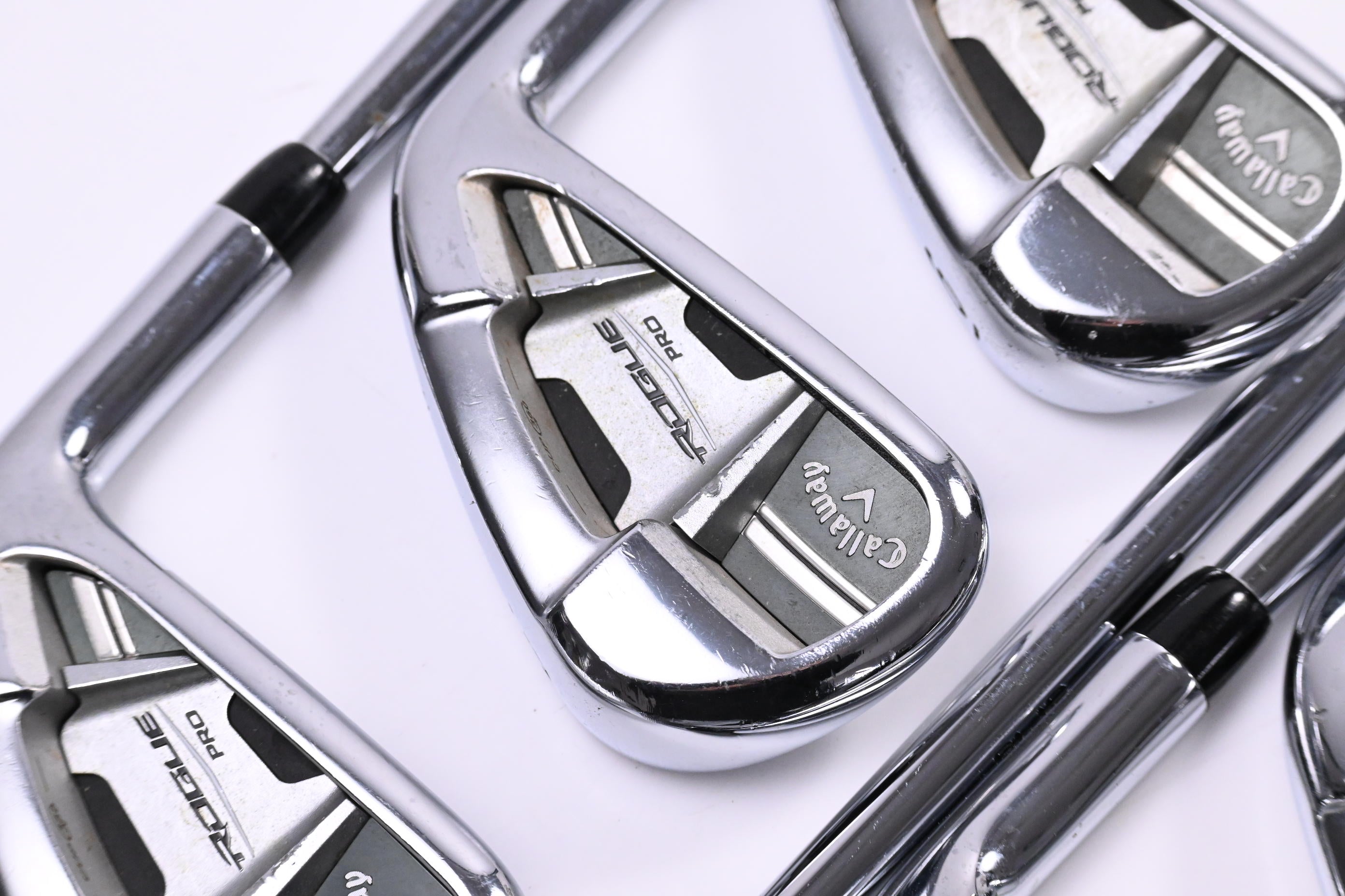 Callaway Rogue Pro Irons / 4-PW / Stiff Flex Project X Rifle Shafts