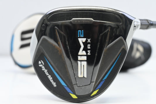 Taylormade SIM2 Max #3 Wood / 16.5 Degree / X-Flex HZRDUS Smoke Green 70 Shaft
