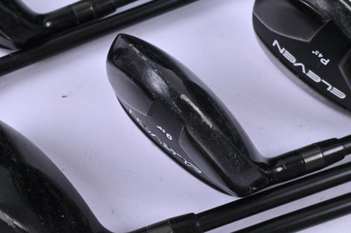 Left Hand Eleven Irons / 3-PW+SW / Stiff Flex KBS TGI 80 Shafts