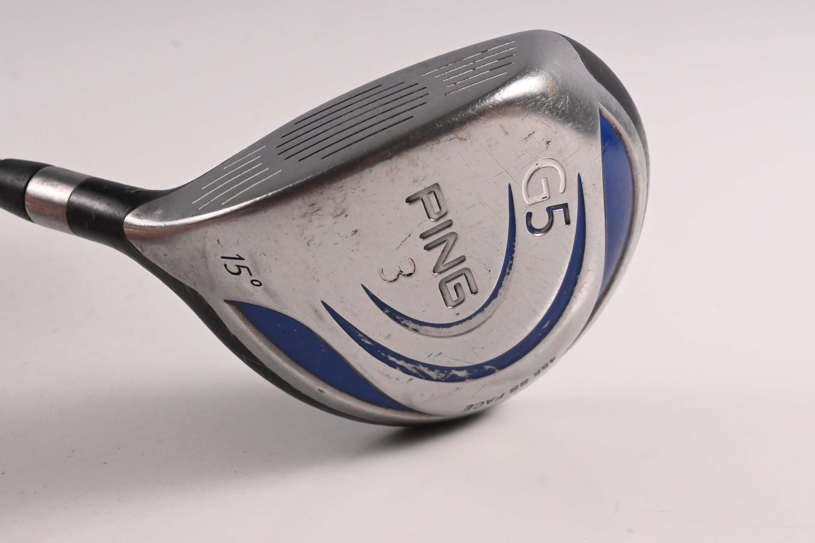 Left Hand Ping G5 #3 Wood / 15 Degree / Regular Flex Ping TFC 100 F Shaft
