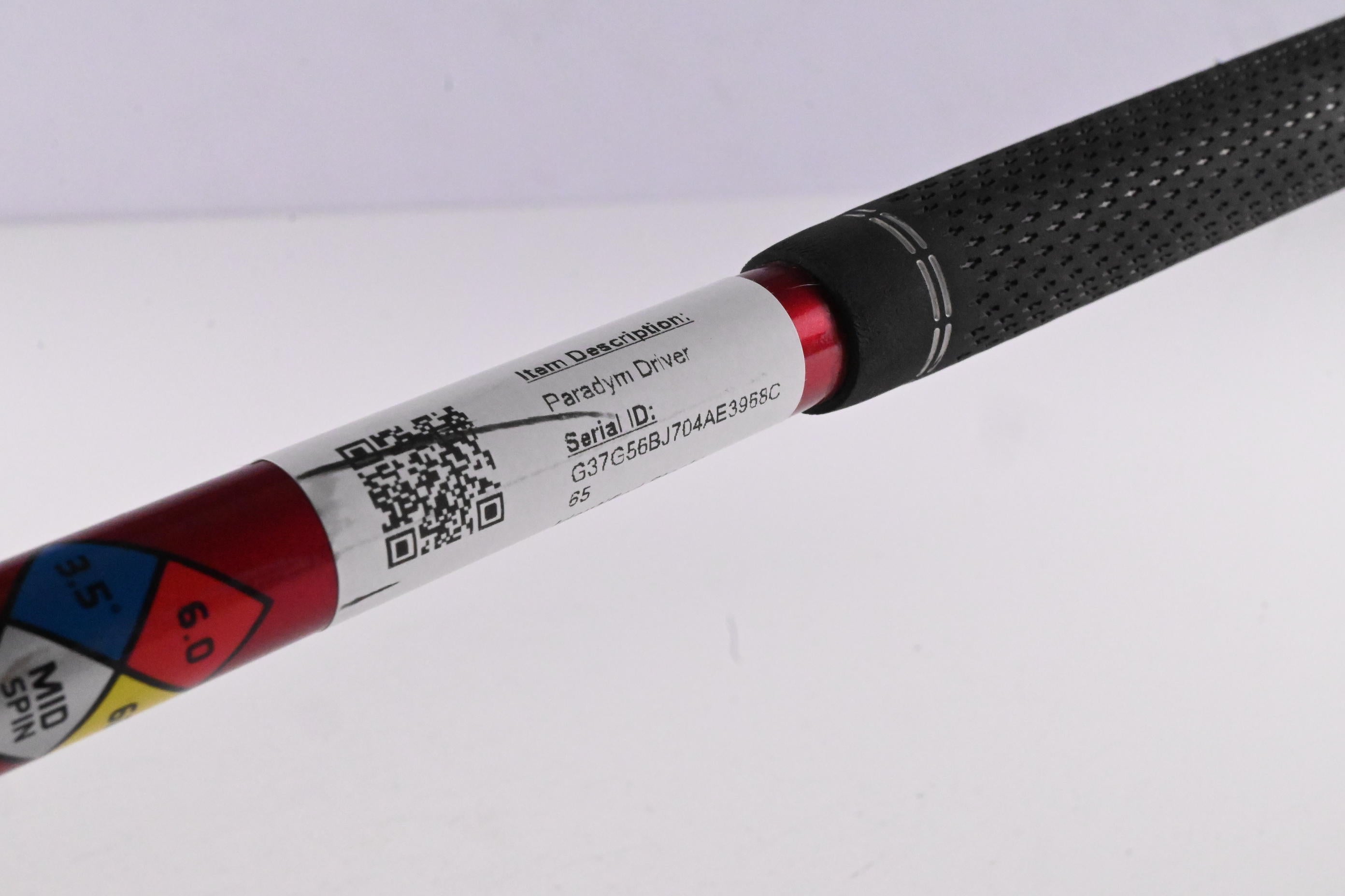 Callaway Paradym Driver / 12 Degree / Stiff Flex HZRDUS Smoke RDX Red 60 Shaft